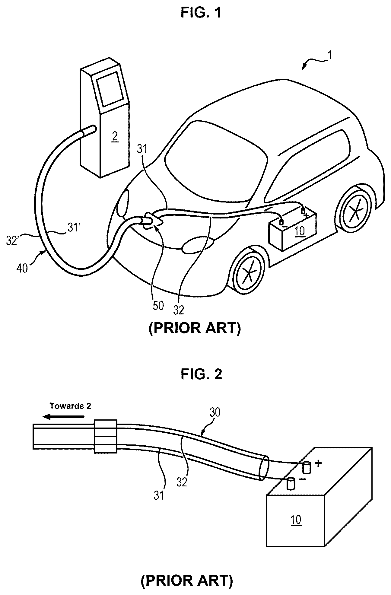 Patent US12617302 — Fast charge device for an electric or hybrid vehicle — Figure 1