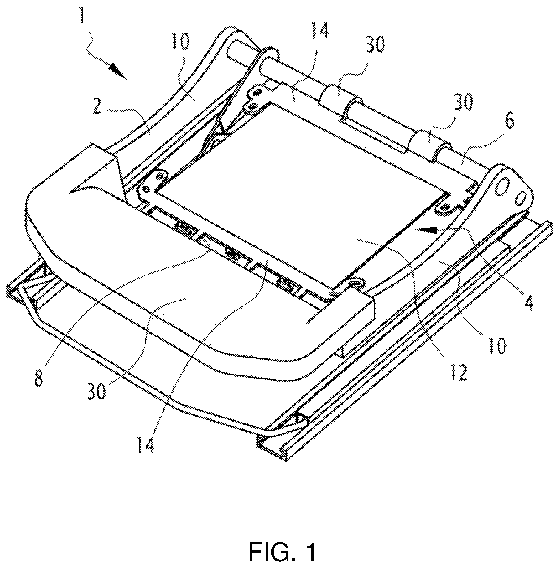 Patent US12617321 — Vehicle seat support element suspension membrane — Figure 1