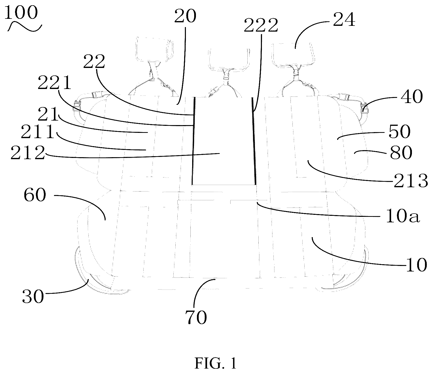 Patent US12617322 — Protective cover for automobile rear seat — Figure 1