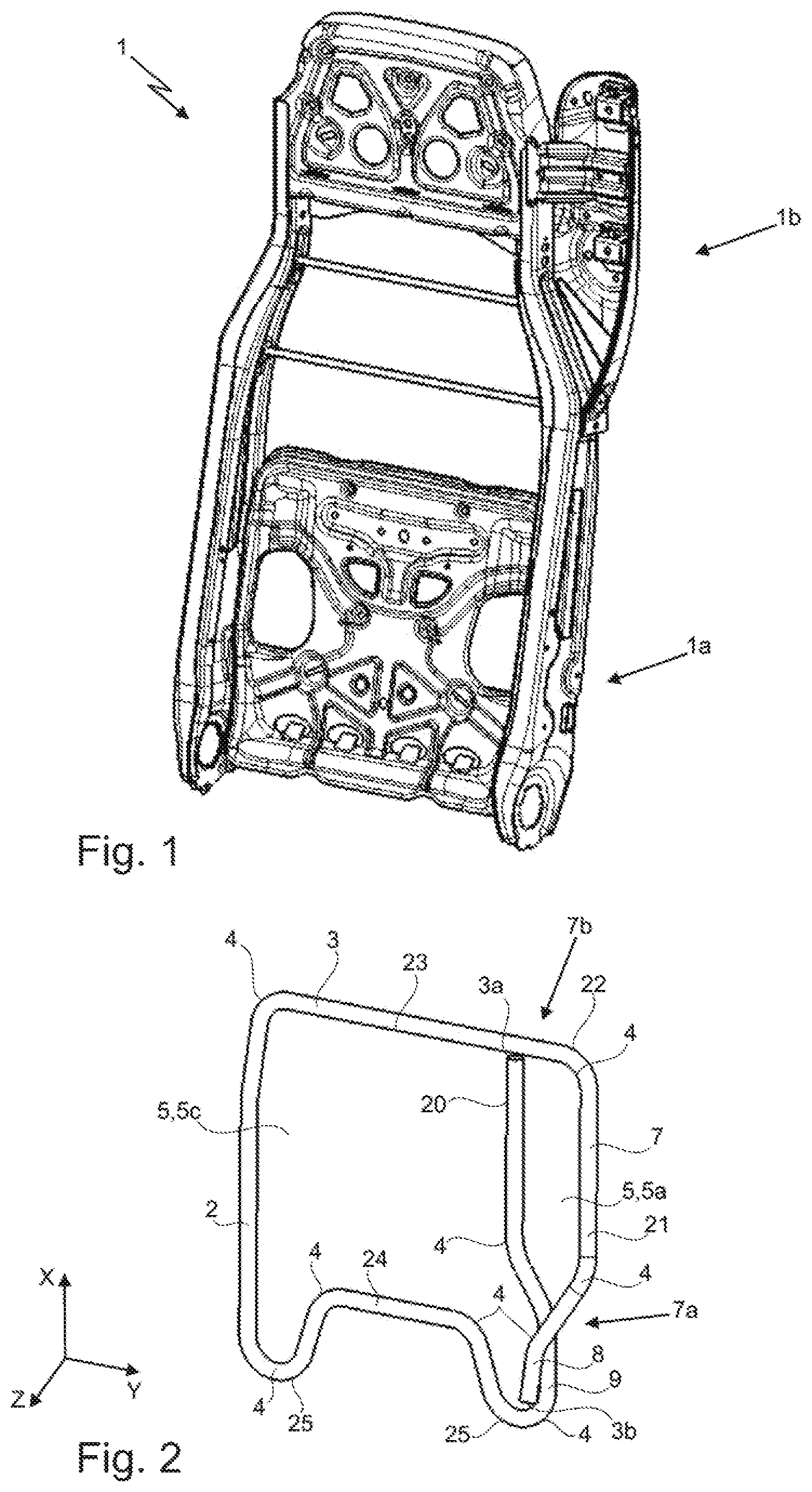 Patent US12617323 — Backrest element for a vehicle seat — Figure 1