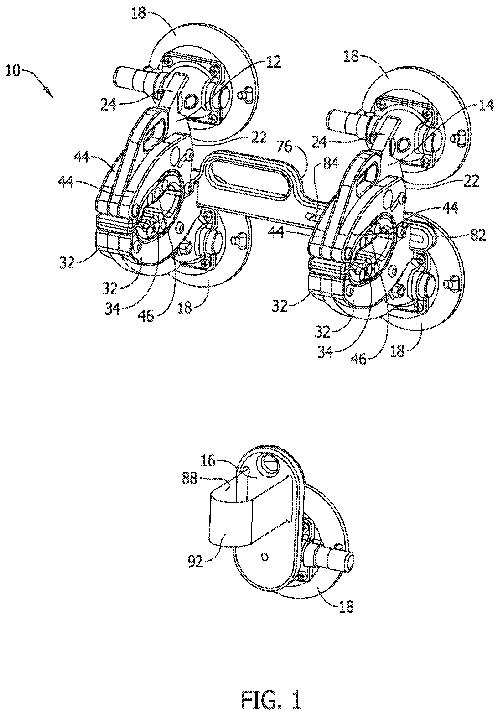 Patent US12617349 — Transport rack assembly — Figure 1