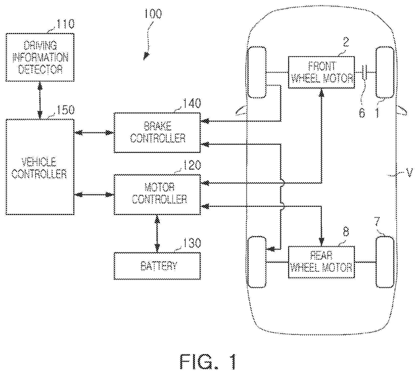 Patent US12617380 — Braking control device and braking control method — Figure 1