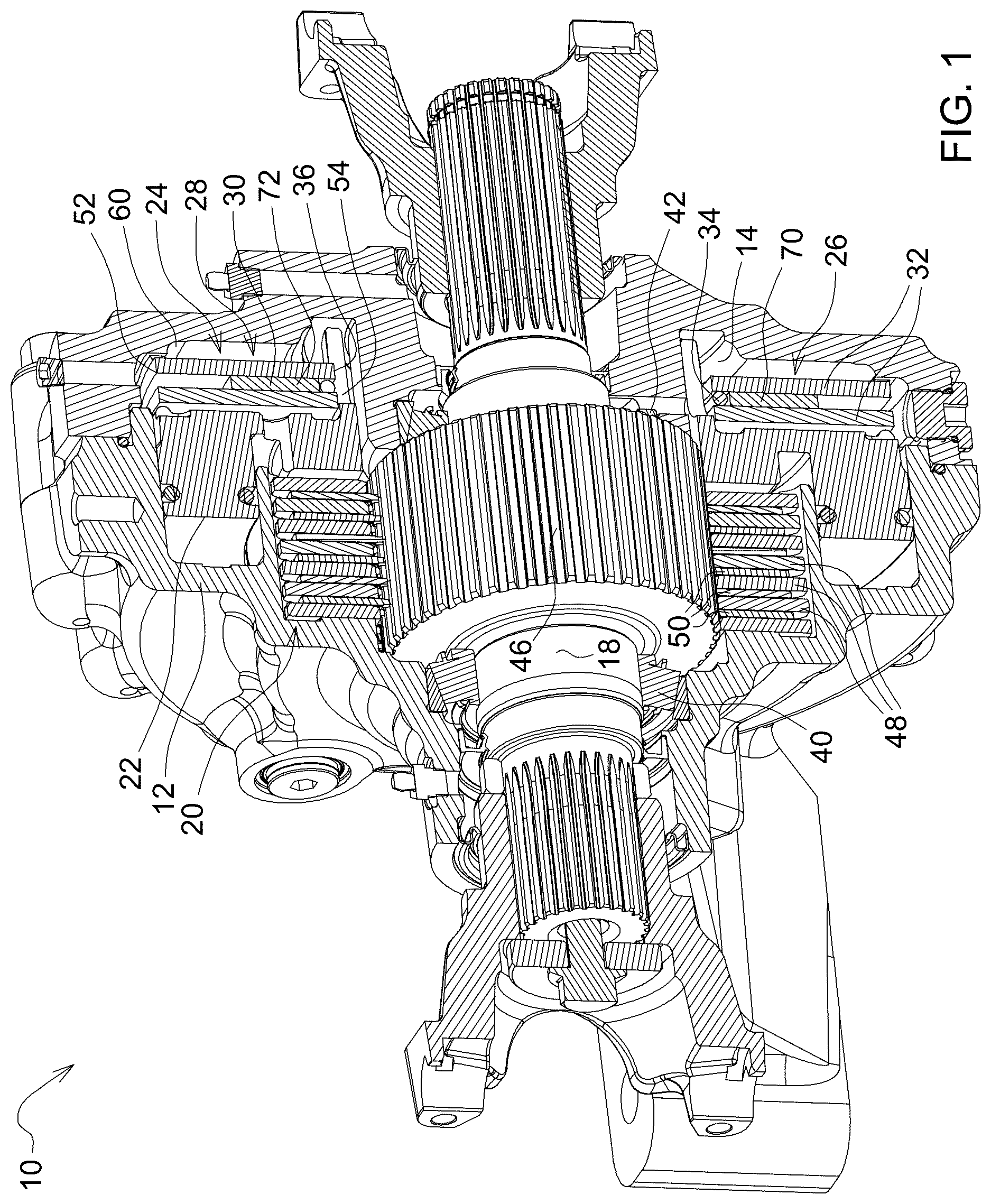 Patent US12617382 — Brake assembly and method of supplying lubricant in a brake assembly — Figure 1