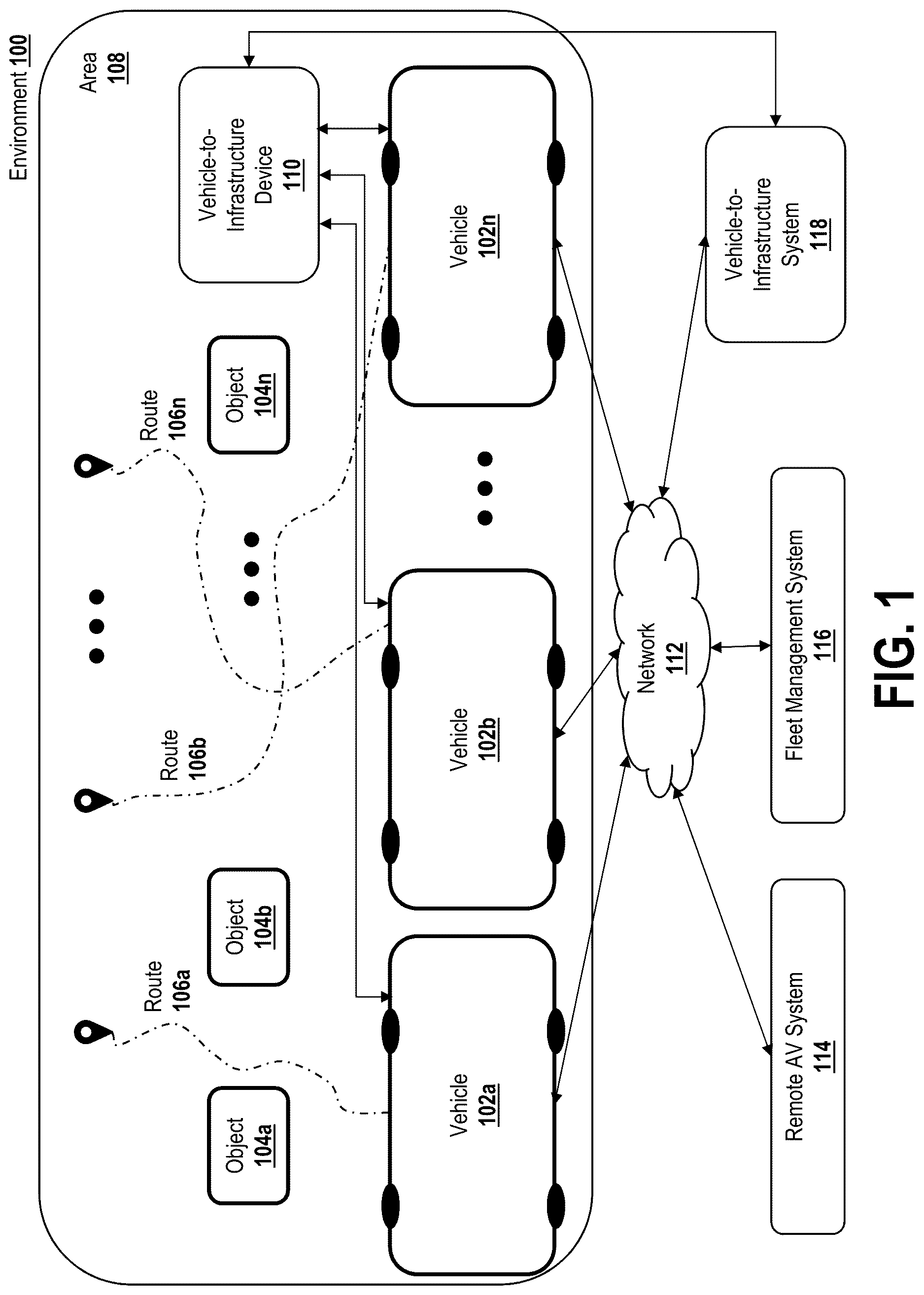Patent US12617390 Figure 1 – Path generation based on predicted actions