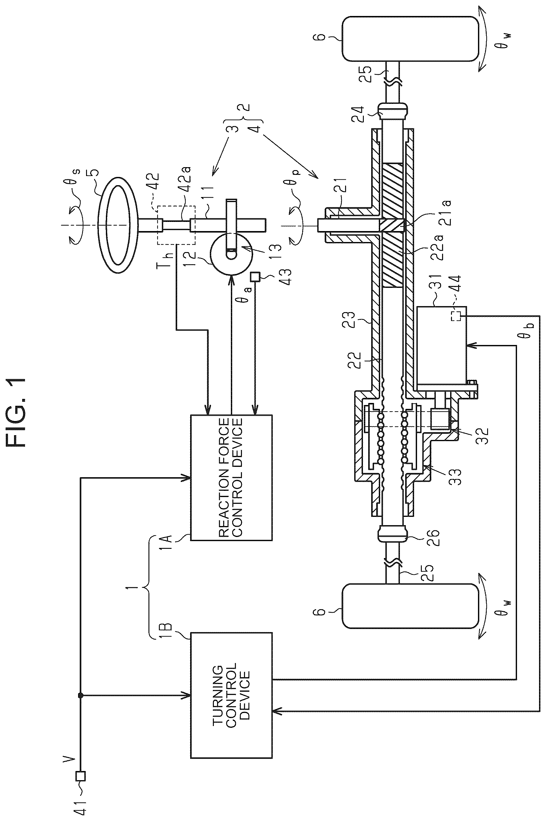 Patent US12617456 — Steering control device — Figure 1