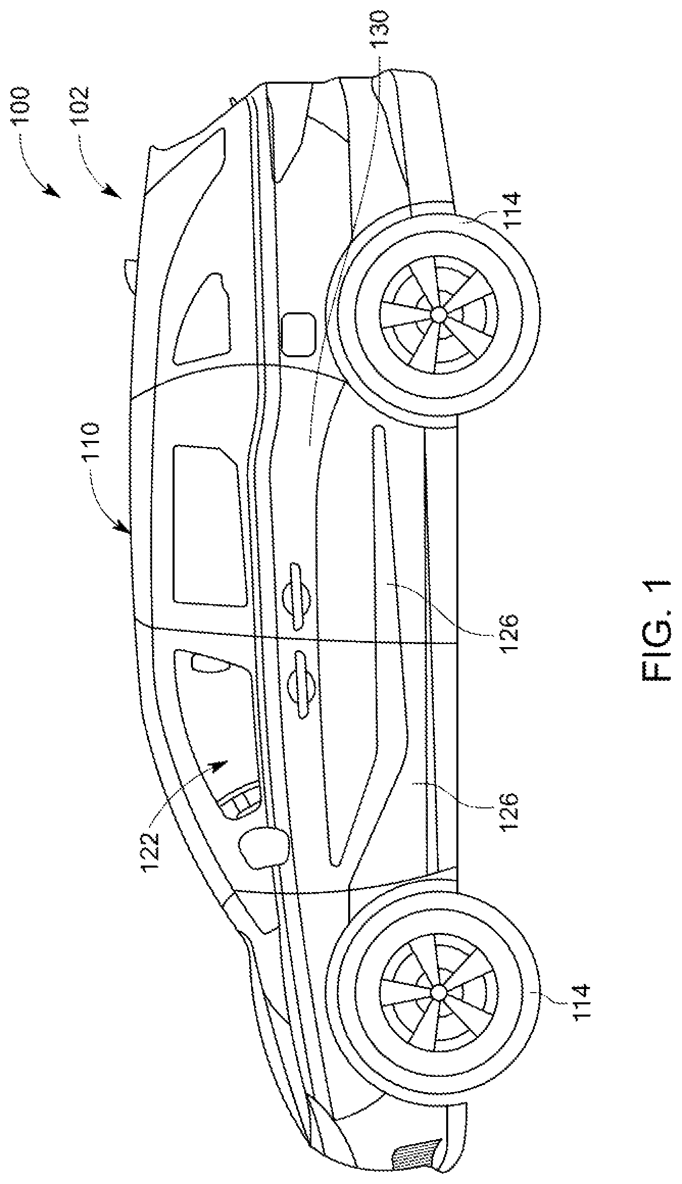Patent US12617469 — Reinforcement assembly for a side sill of a vehicle — Figure 1