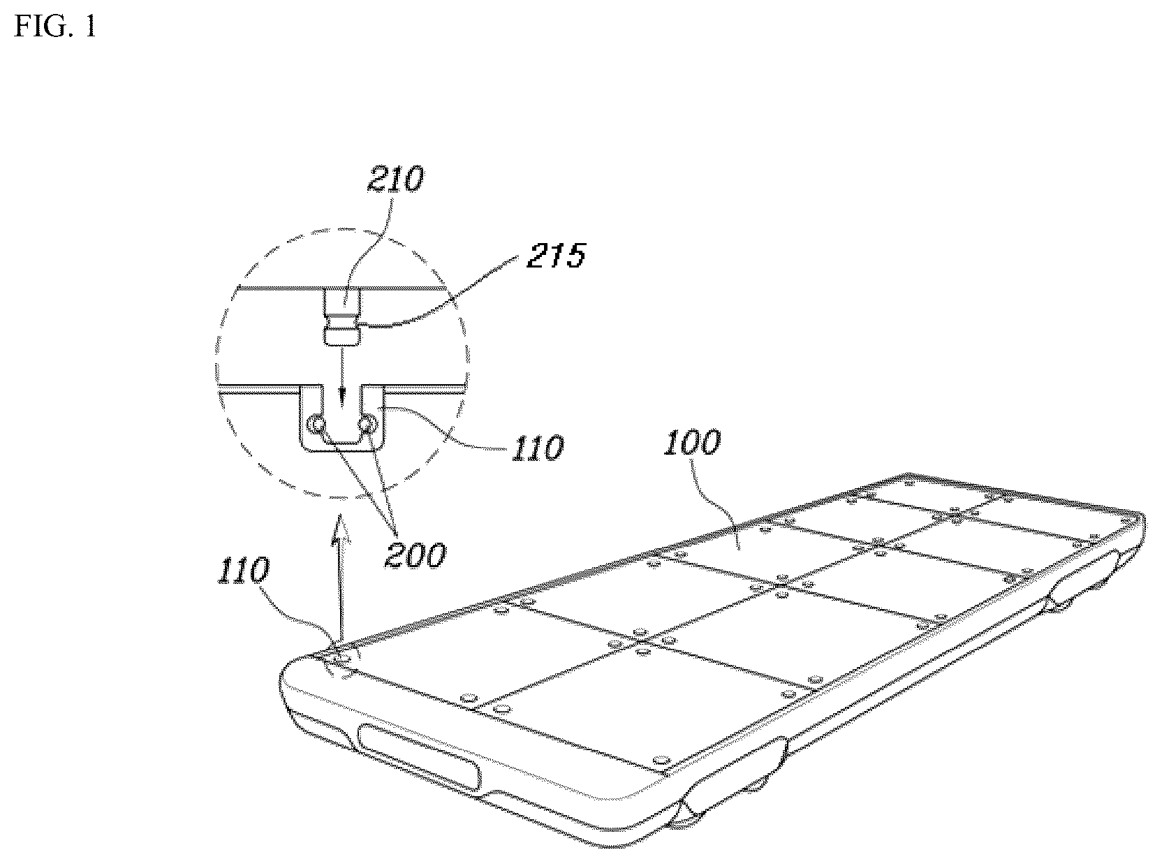 Patent US12617472 Figure 1 – Locking unit for vehicle