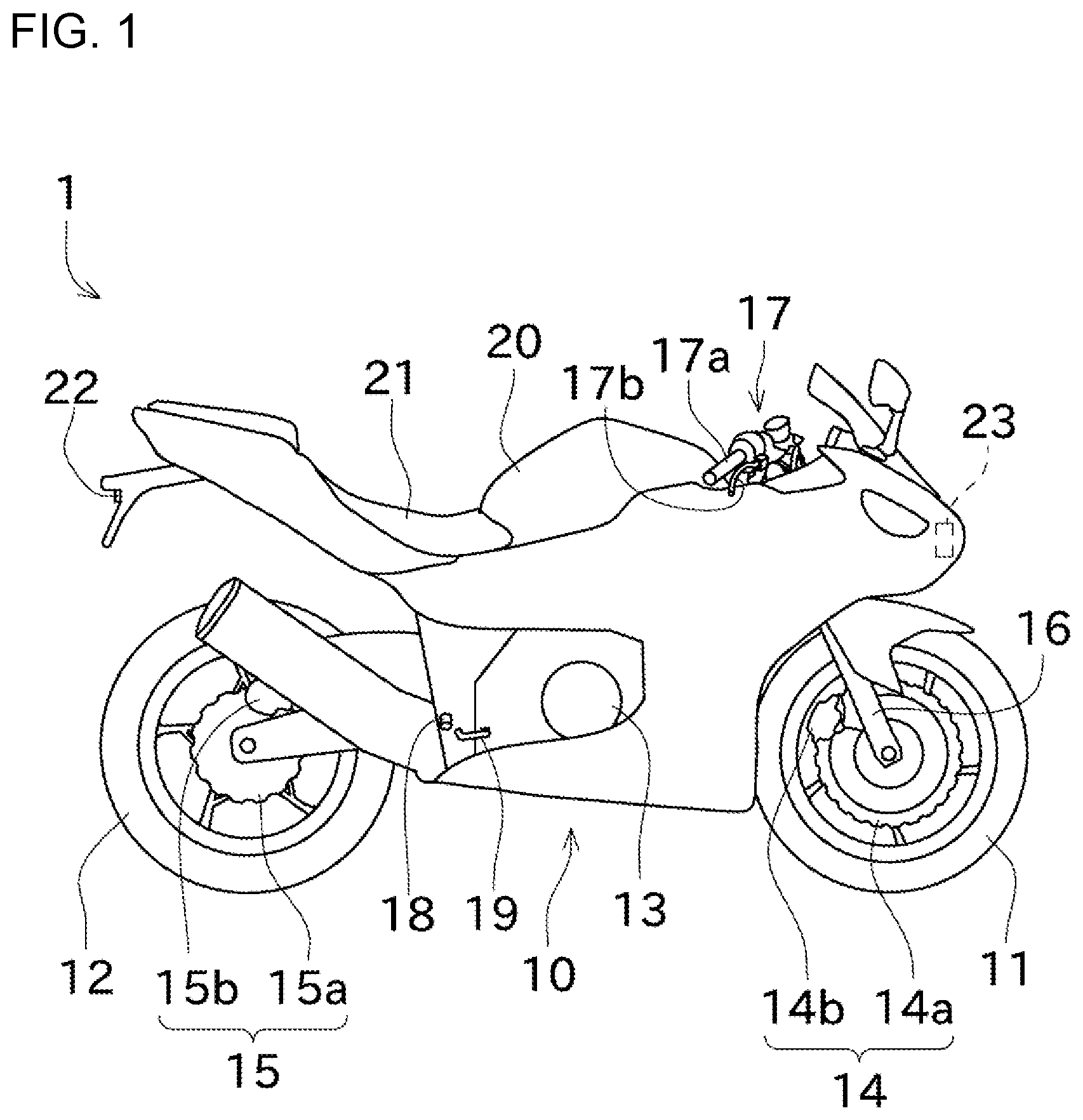 Patent US12617484 — Straddle vehicle — Figure 1