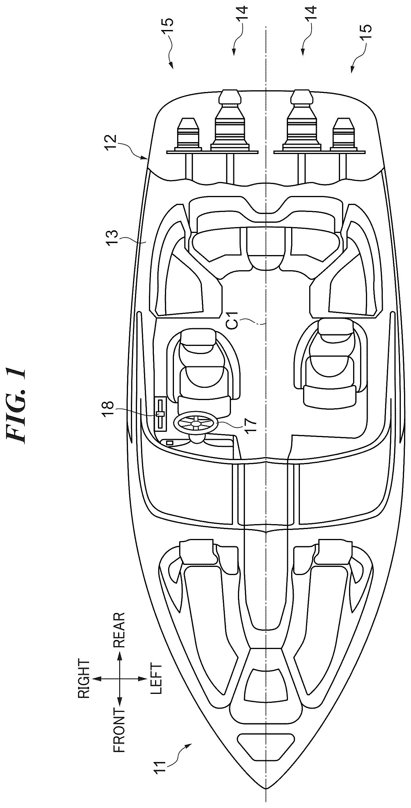 Patent US12617505 — Marine vessel — Figure 1