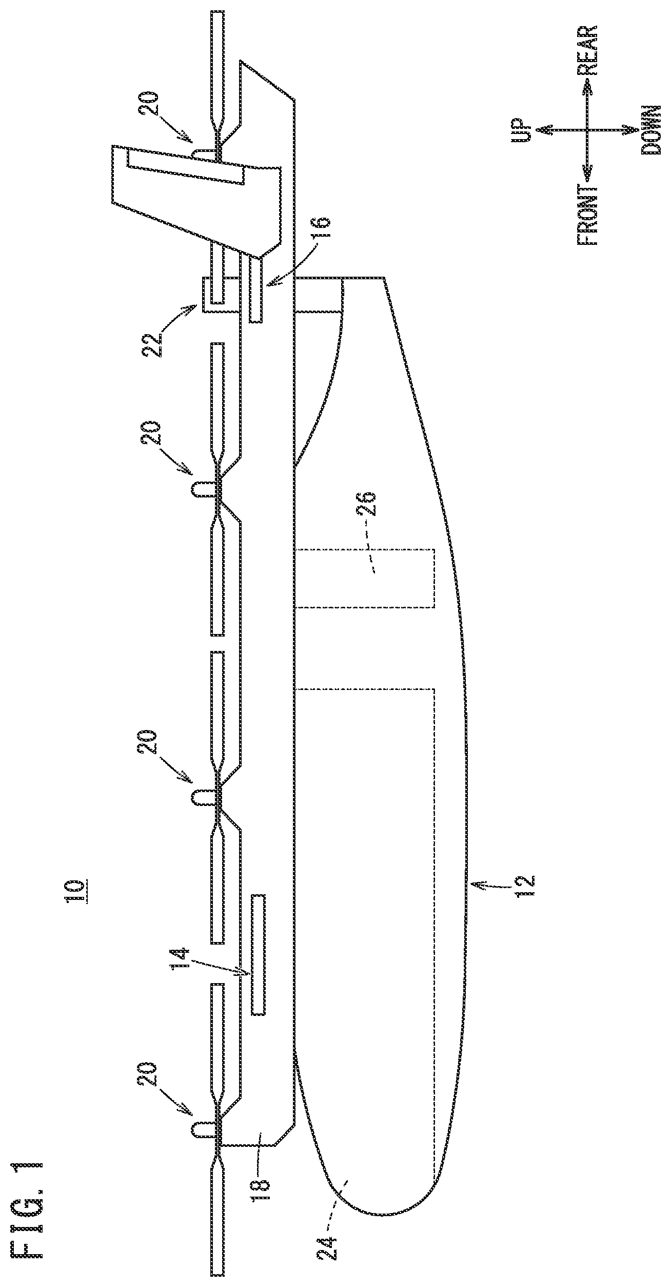 Patent US12617536 — Moving object — Figure 1