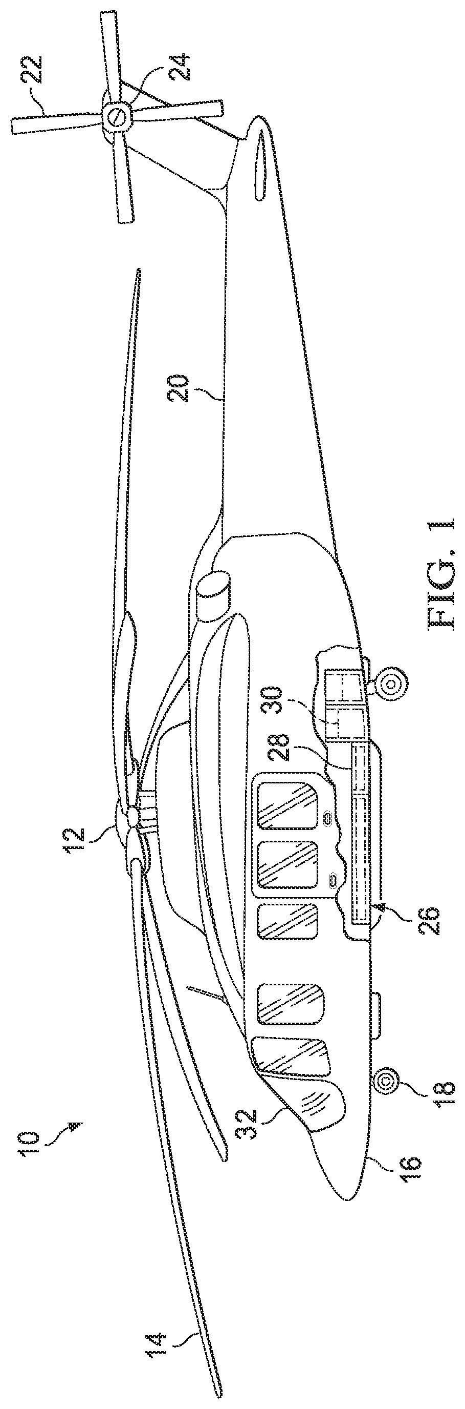 Patent US12617545 — Aircraft liquid containment cell including self-sealing structure — Figure 1