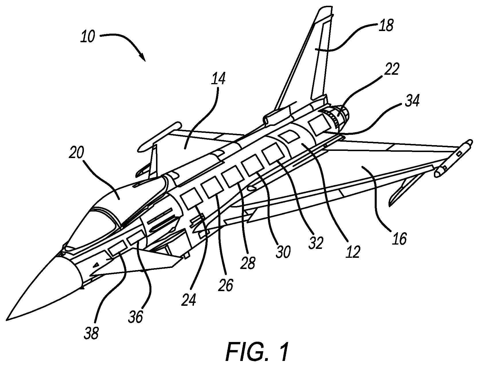 Patent US12617547 Figure 1 – Offboard graphics rendering gateway via avionics full duplex ethernet for a cockpit display system