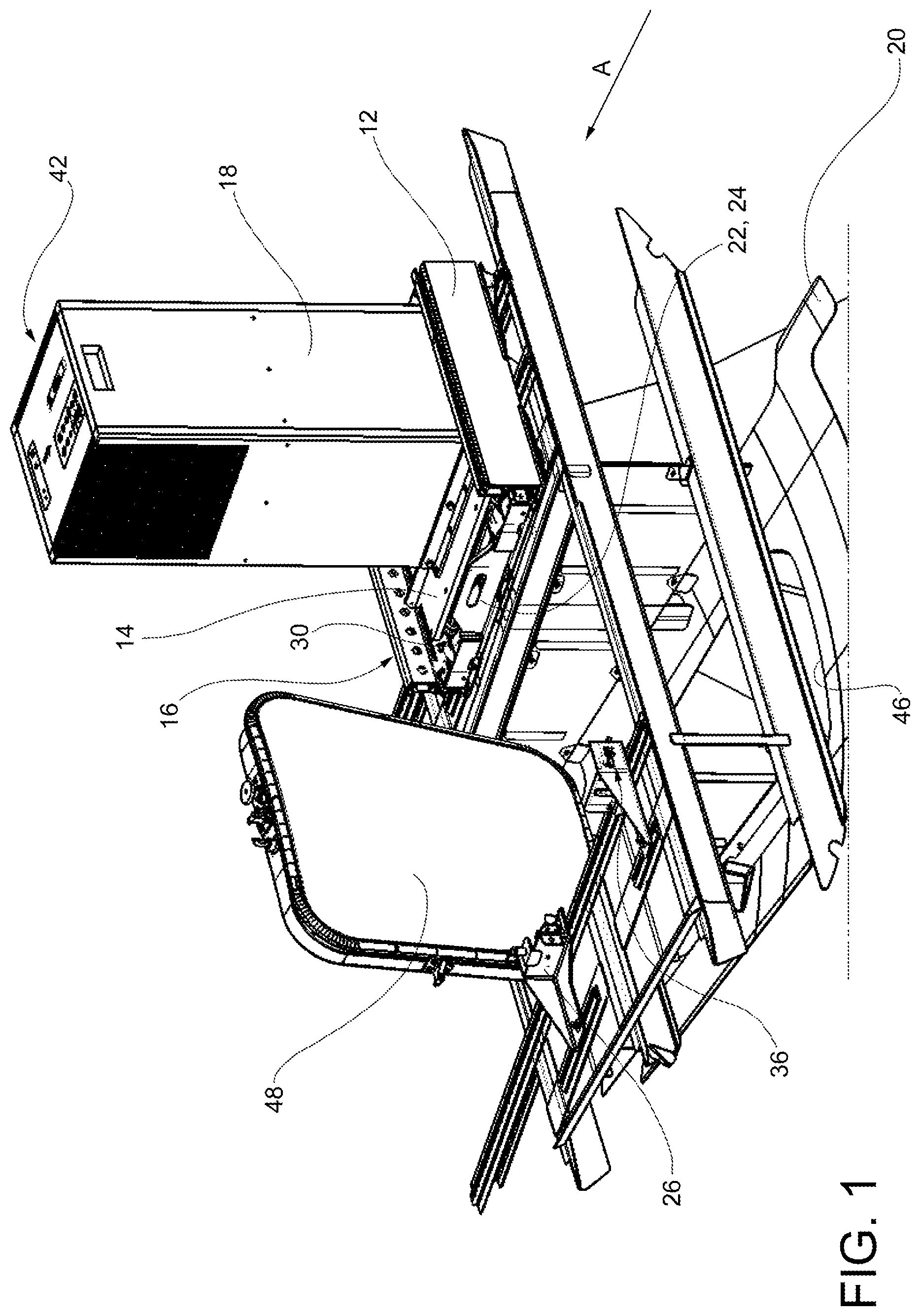 Patent US12617548 — Aircraft with moving system for moving sensing means during flight — Figure 1