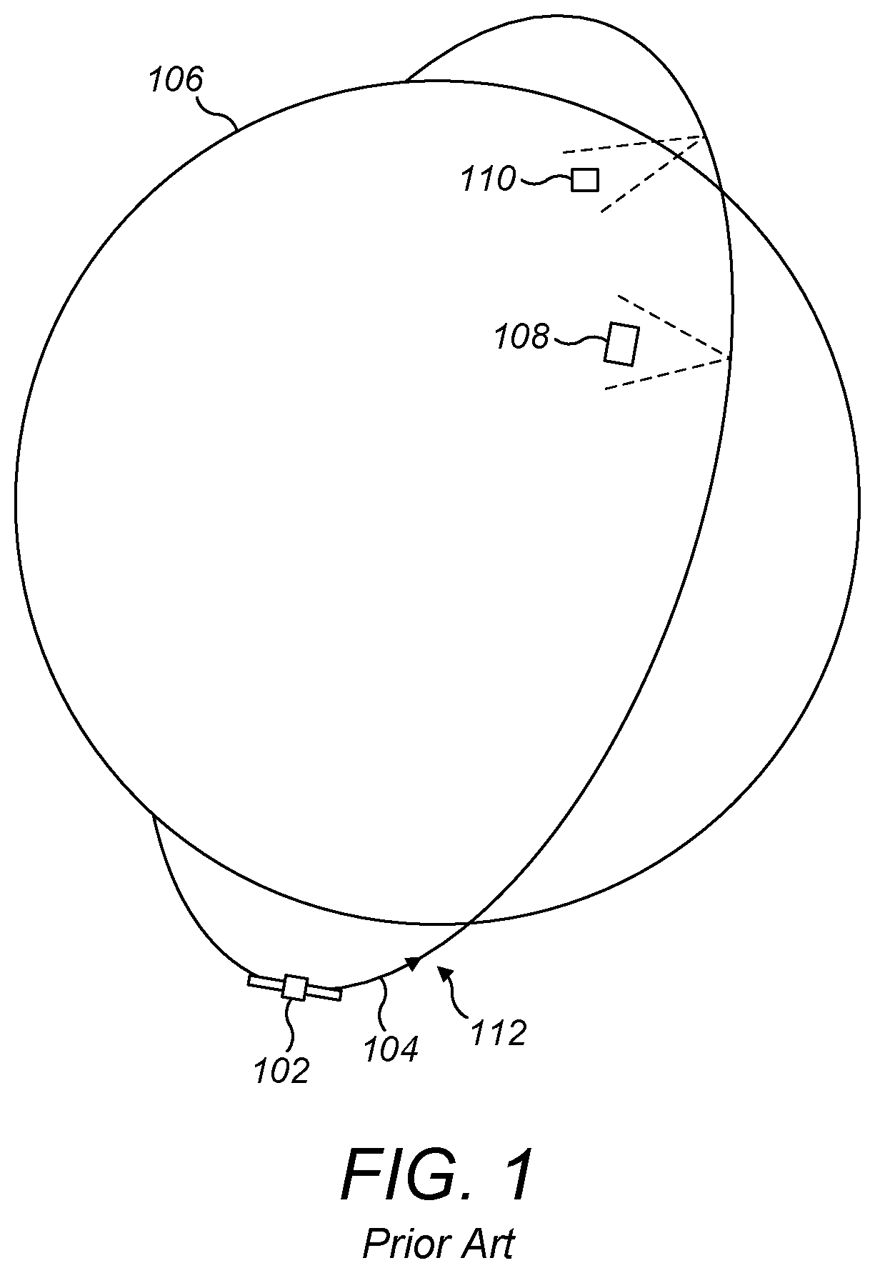 Patent US12617552 — Earth monitoring system and method of managing a satellite constellation — Figure 1