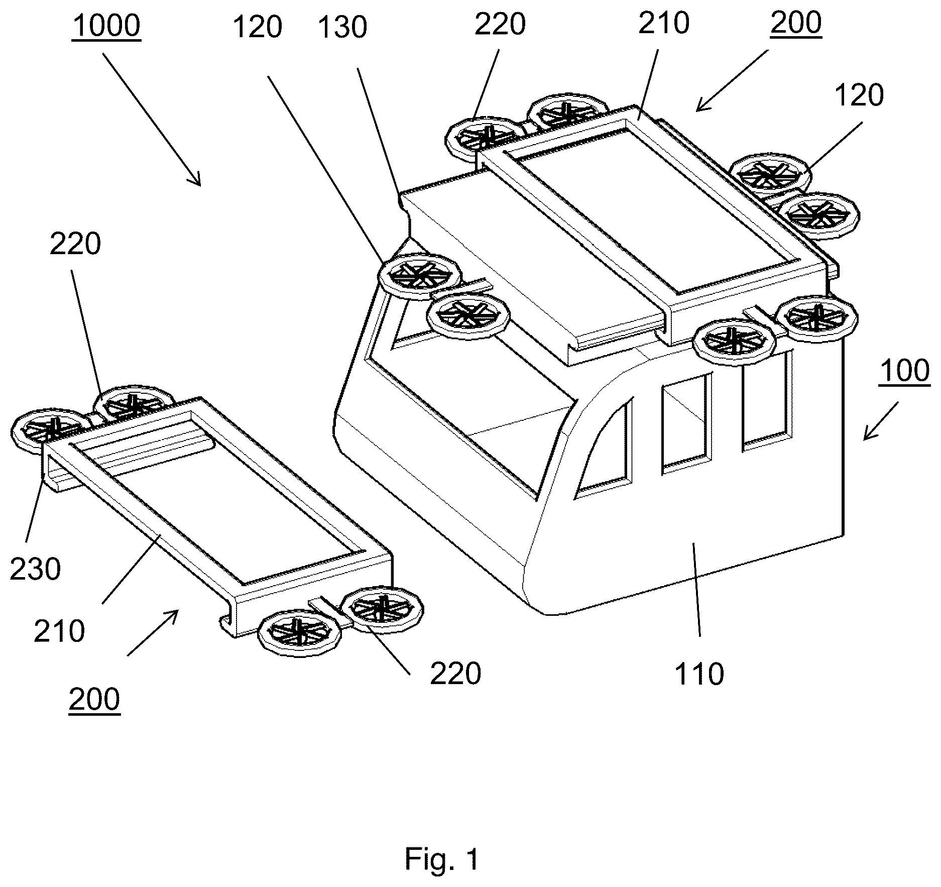 Patent US12617563 — Payload (variants) and air transport system (variants) comprising same — Figure 1