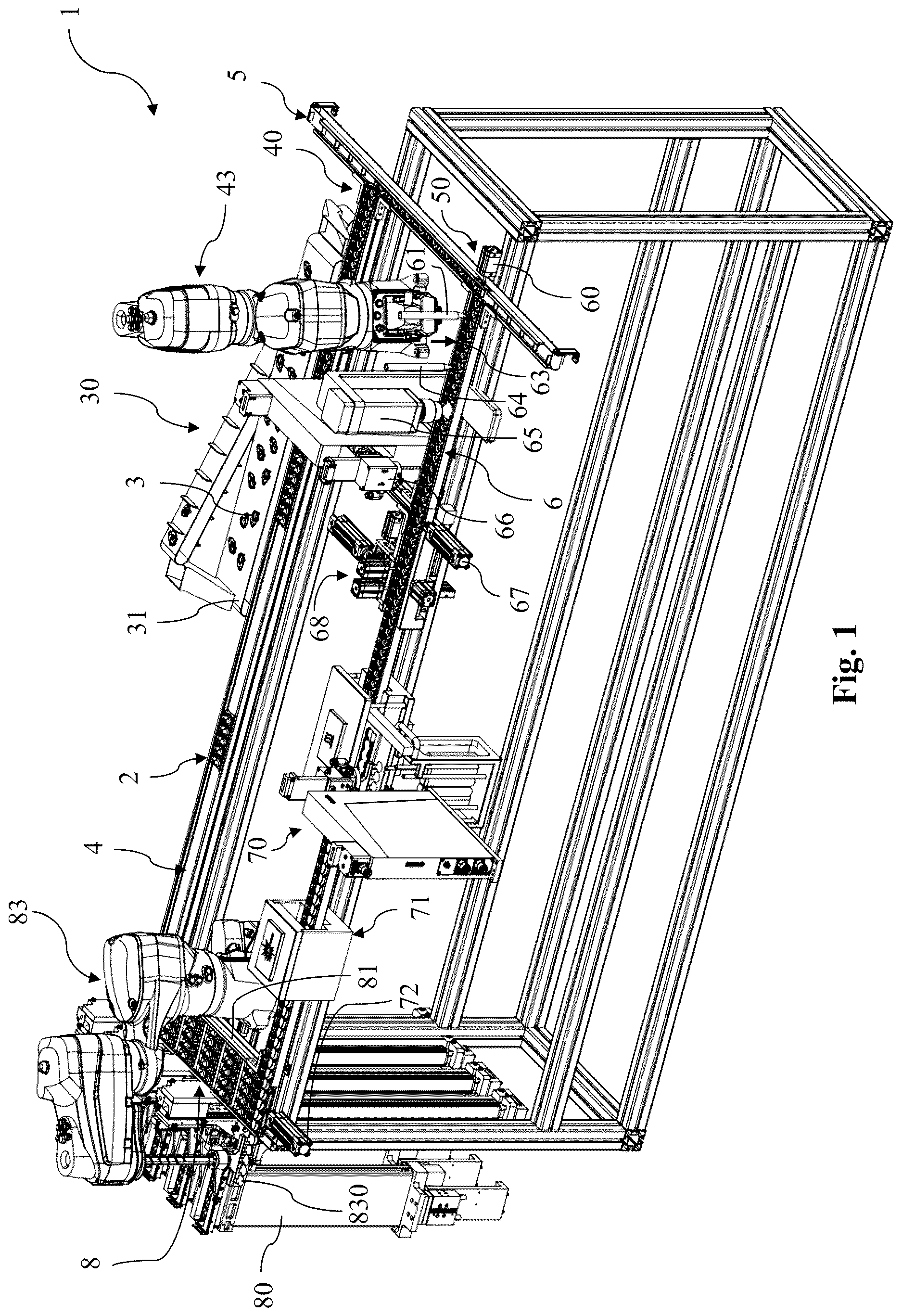 Patent US12617569 — Primary packaging line for ophthalmic articles — Figure 1