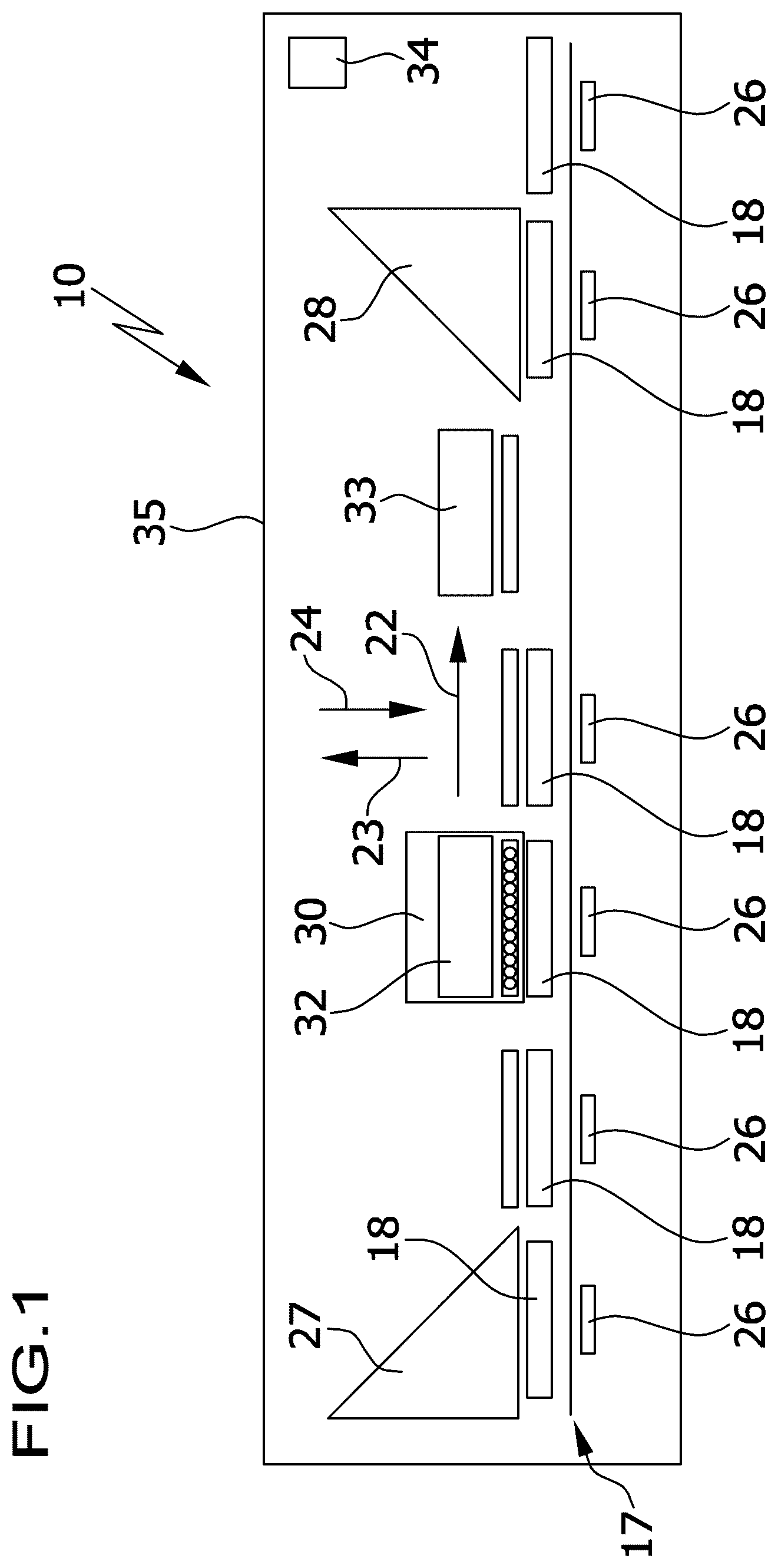 Patent US12617571 — Fixing apparatus for a container, and system for processing containers — Figure 1