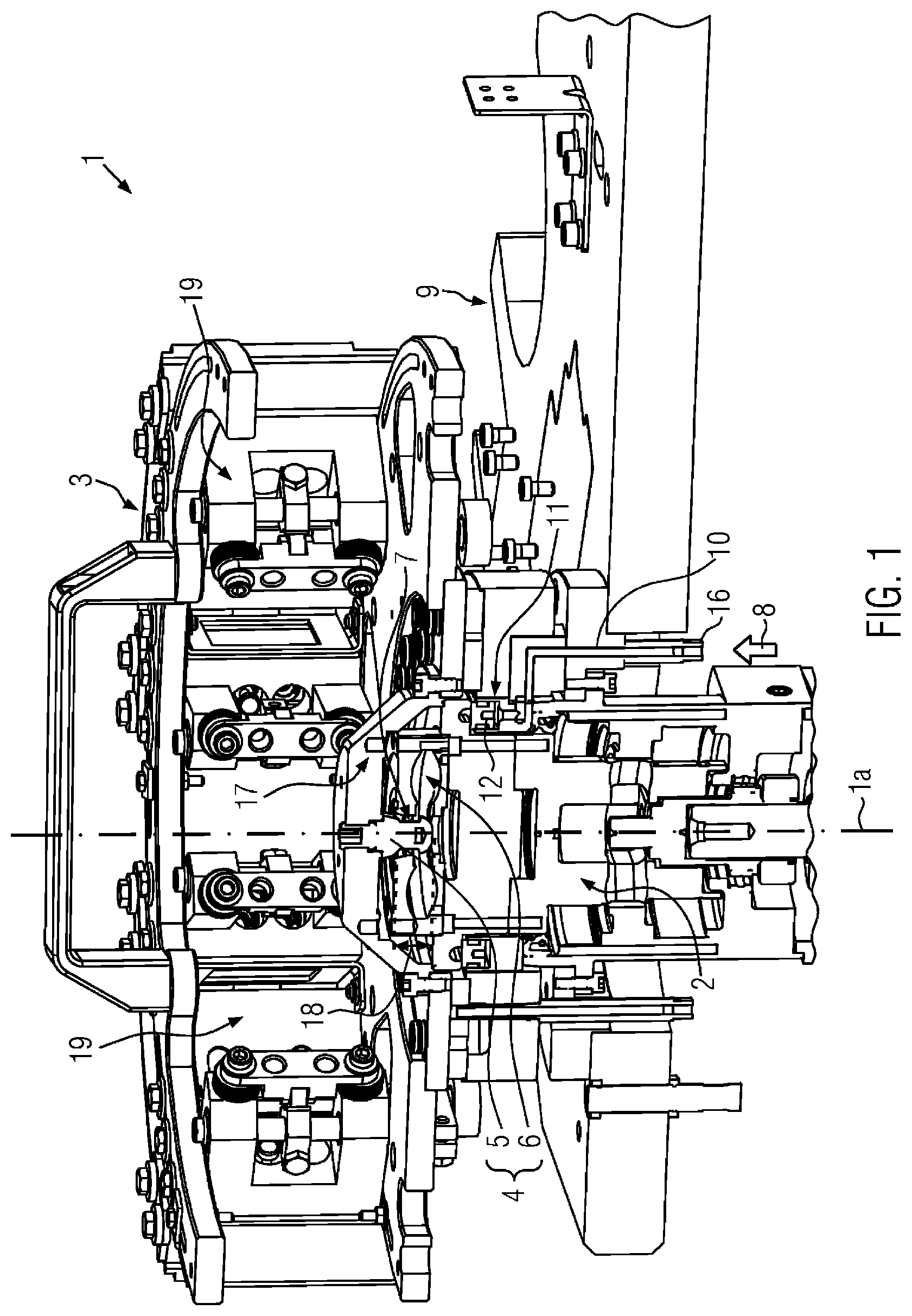 Patent US12617576 — Vacuum cylinder unit for transferring labels — Figure 1