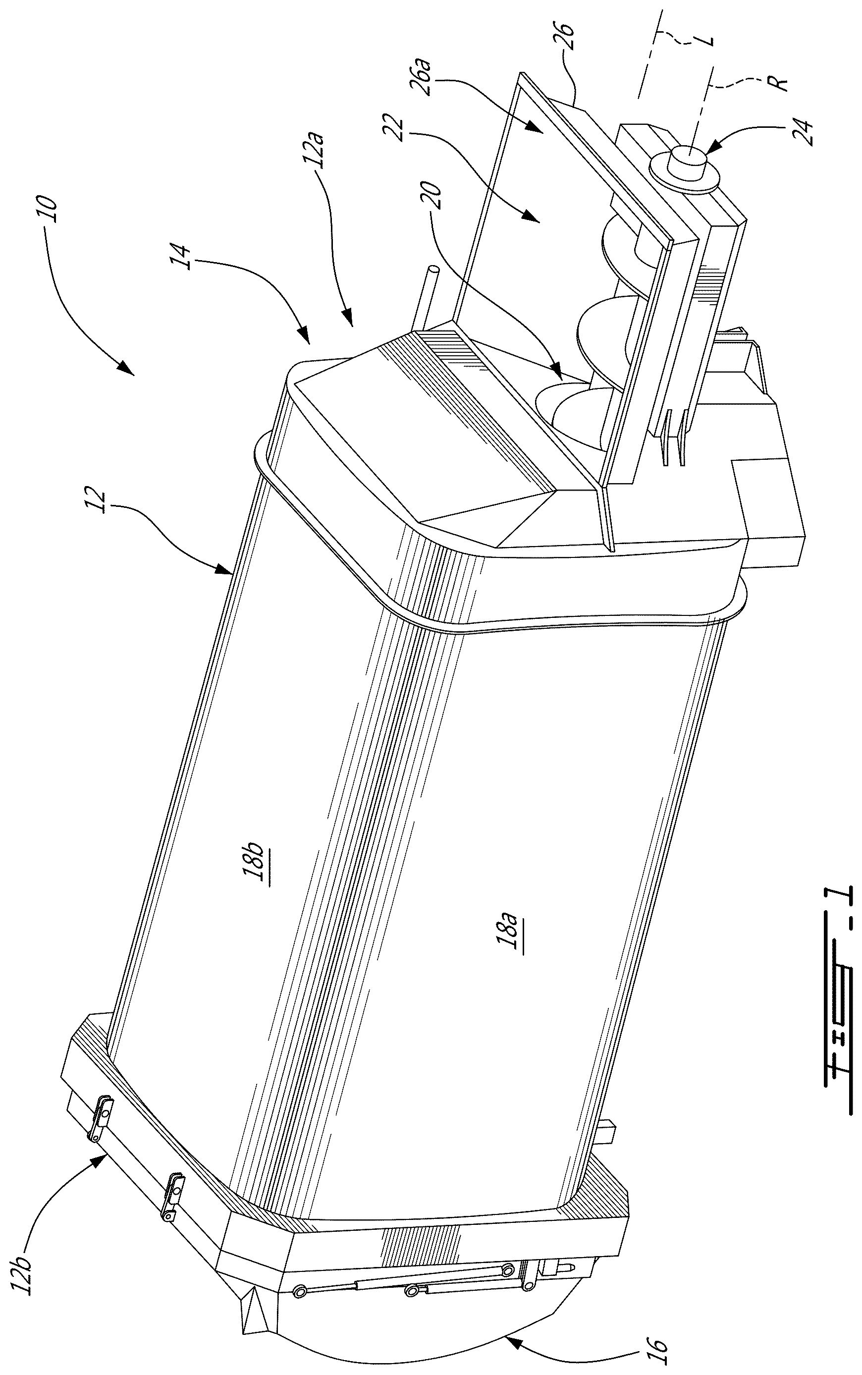 Patent US12617608 — Pack through eject panel — Figure 1