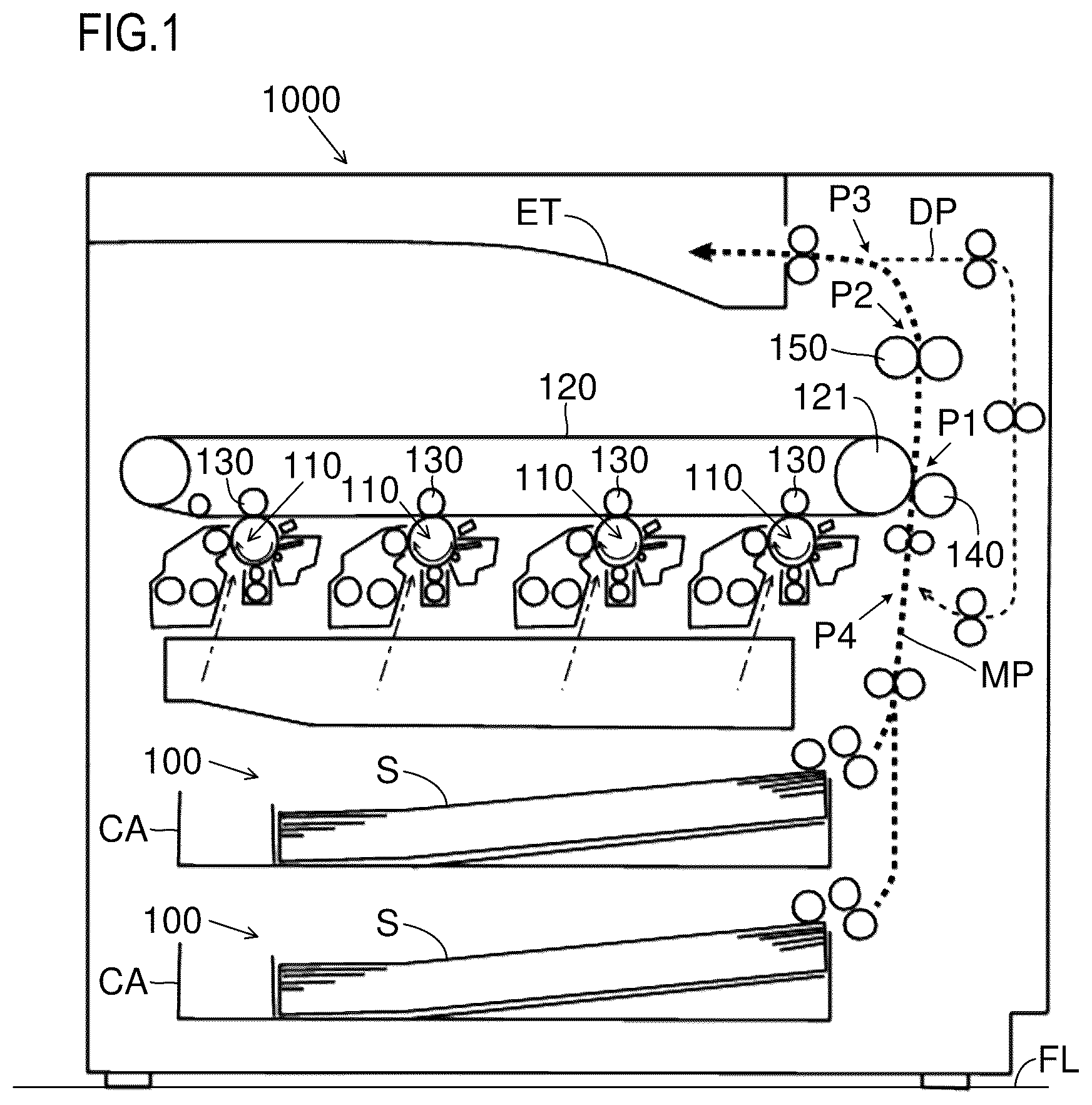 Patent US12617638 Figure 1 – Sheet feeding device and image forming apparatus