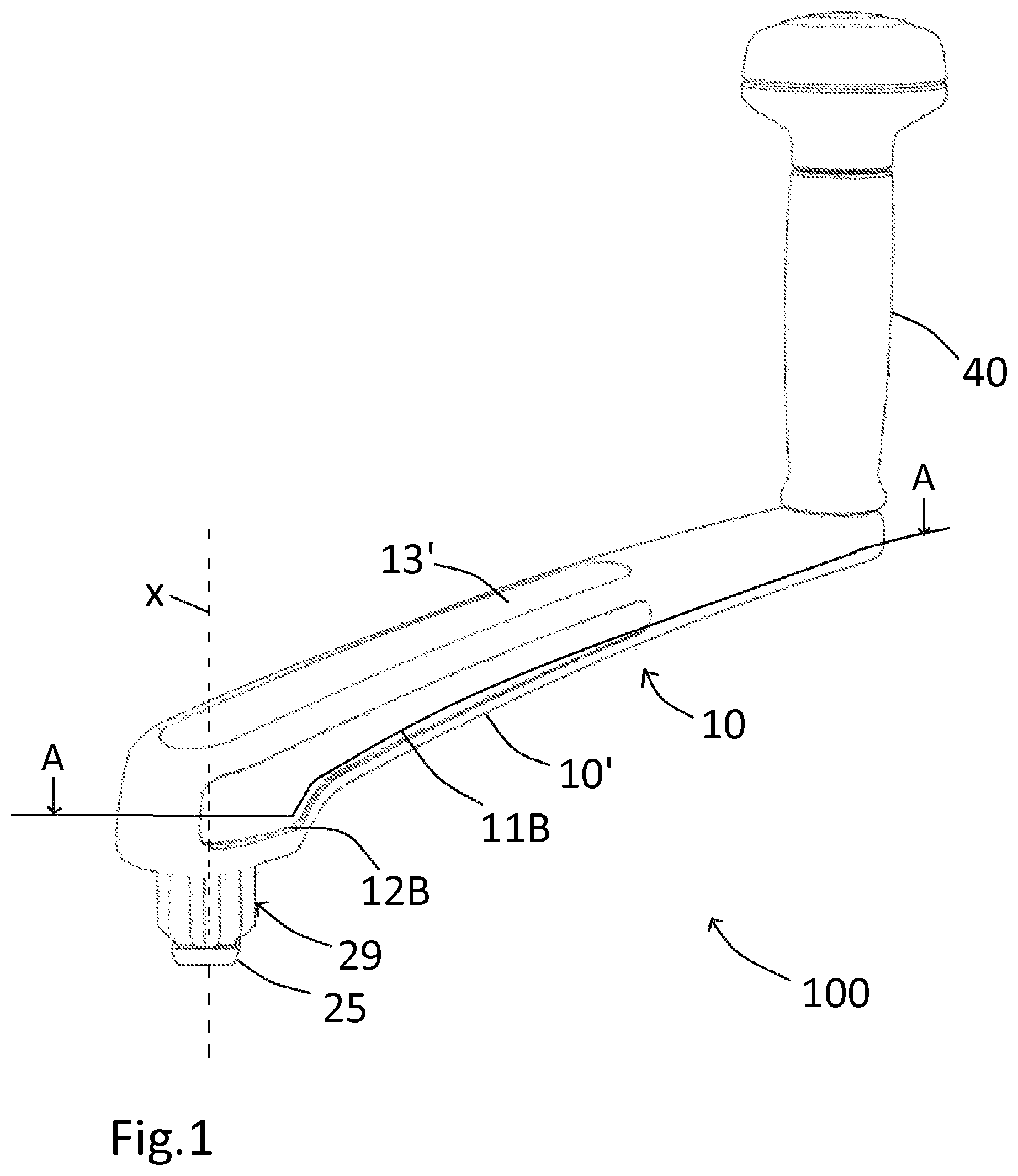 Patent US12617658 — Crank arrangement — Figure 1
