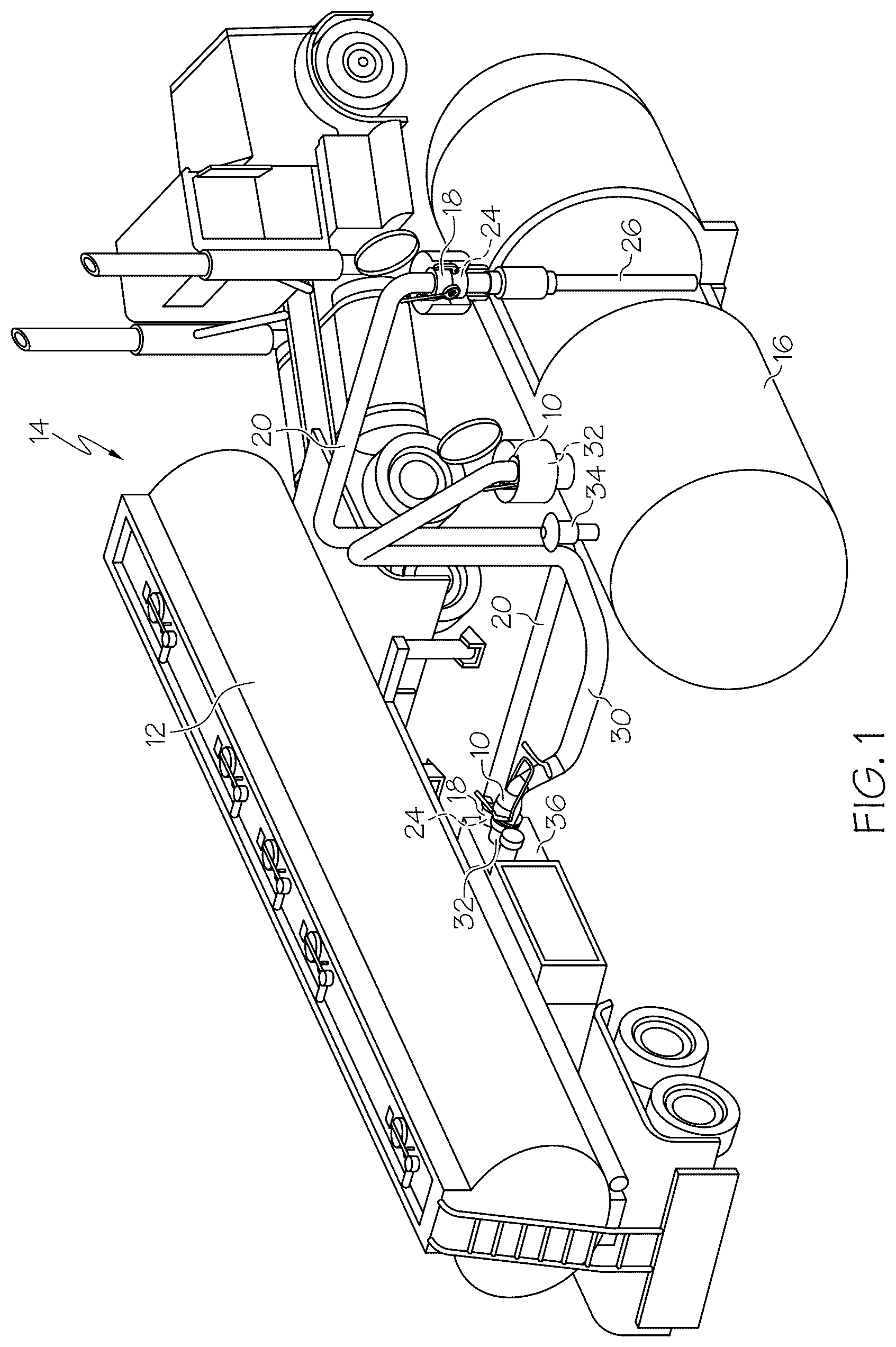Patent US12617667 — Vapor line coupler — Figure 1