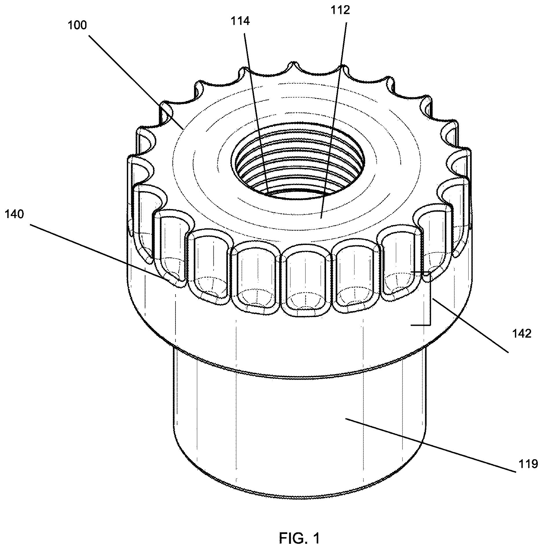 Patent US12617668 — Apparatus for coupling pressurized water supply to recreational vehicle fresh water fill port — Figure 1