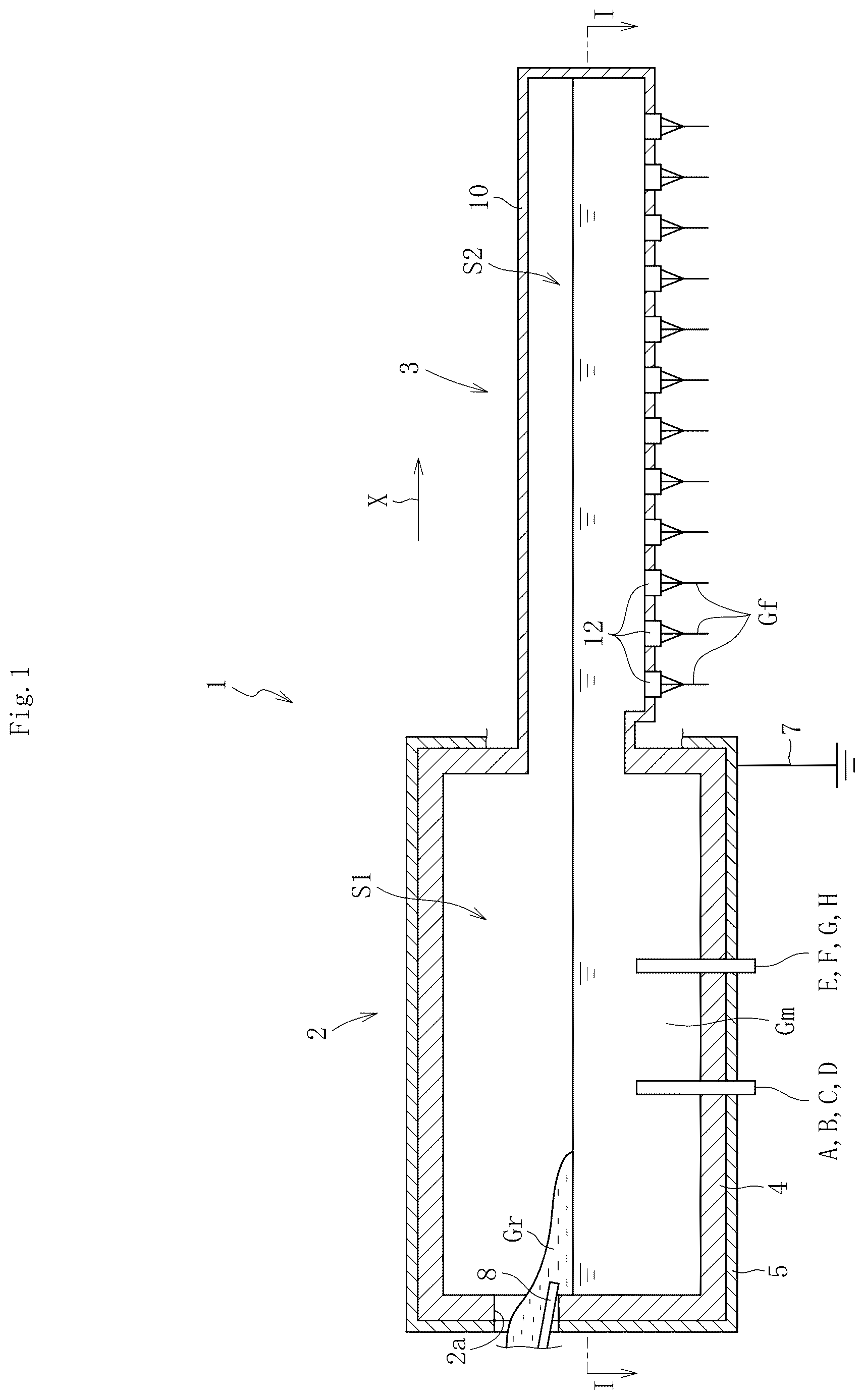 Patent US12617706 Figure 1 – Method for producing glass article and glass-melting furnace