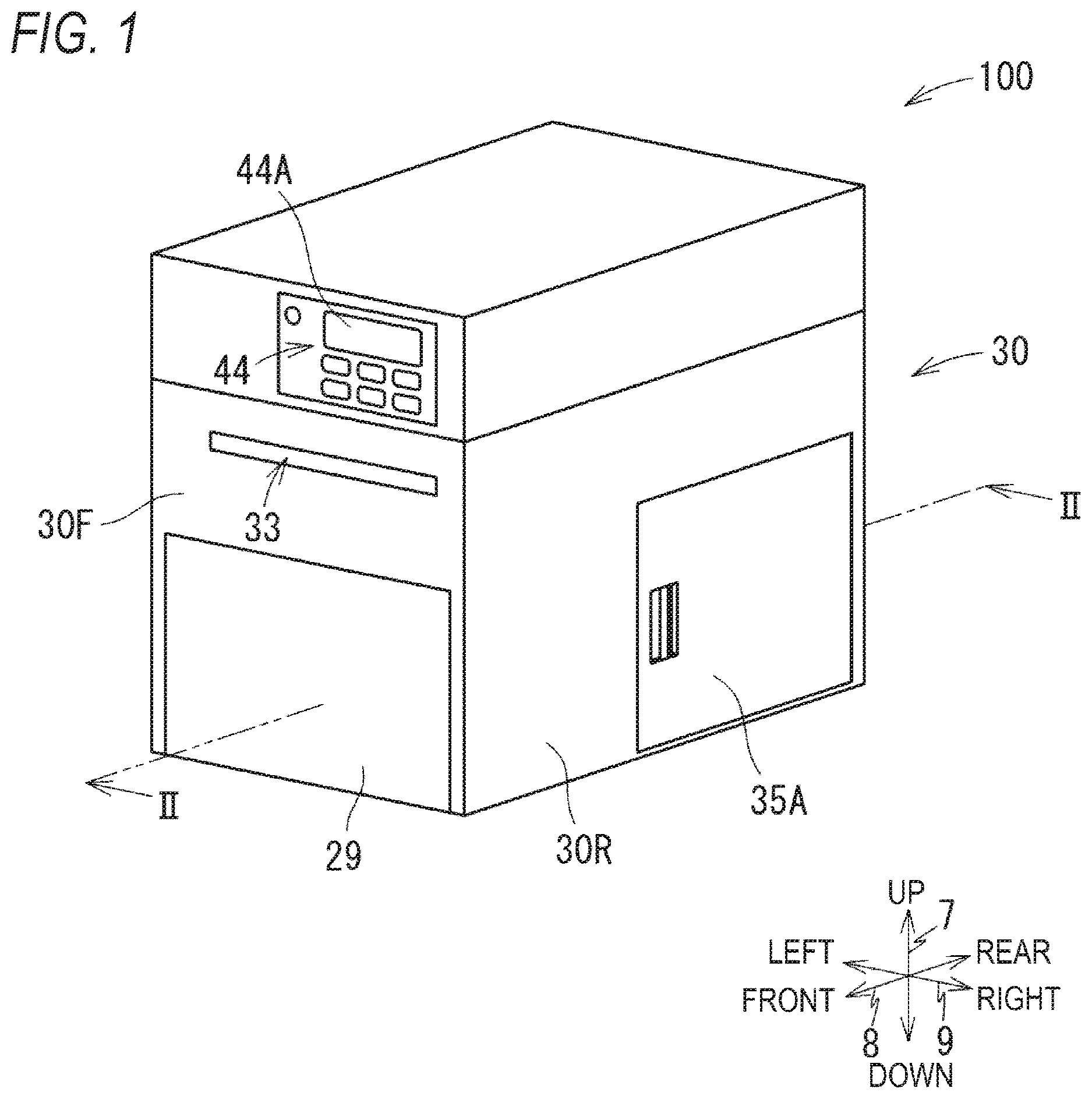 Patent US12617962 — Aqueous ink, ink ejection device, image recording device, and printing method — Figure 1