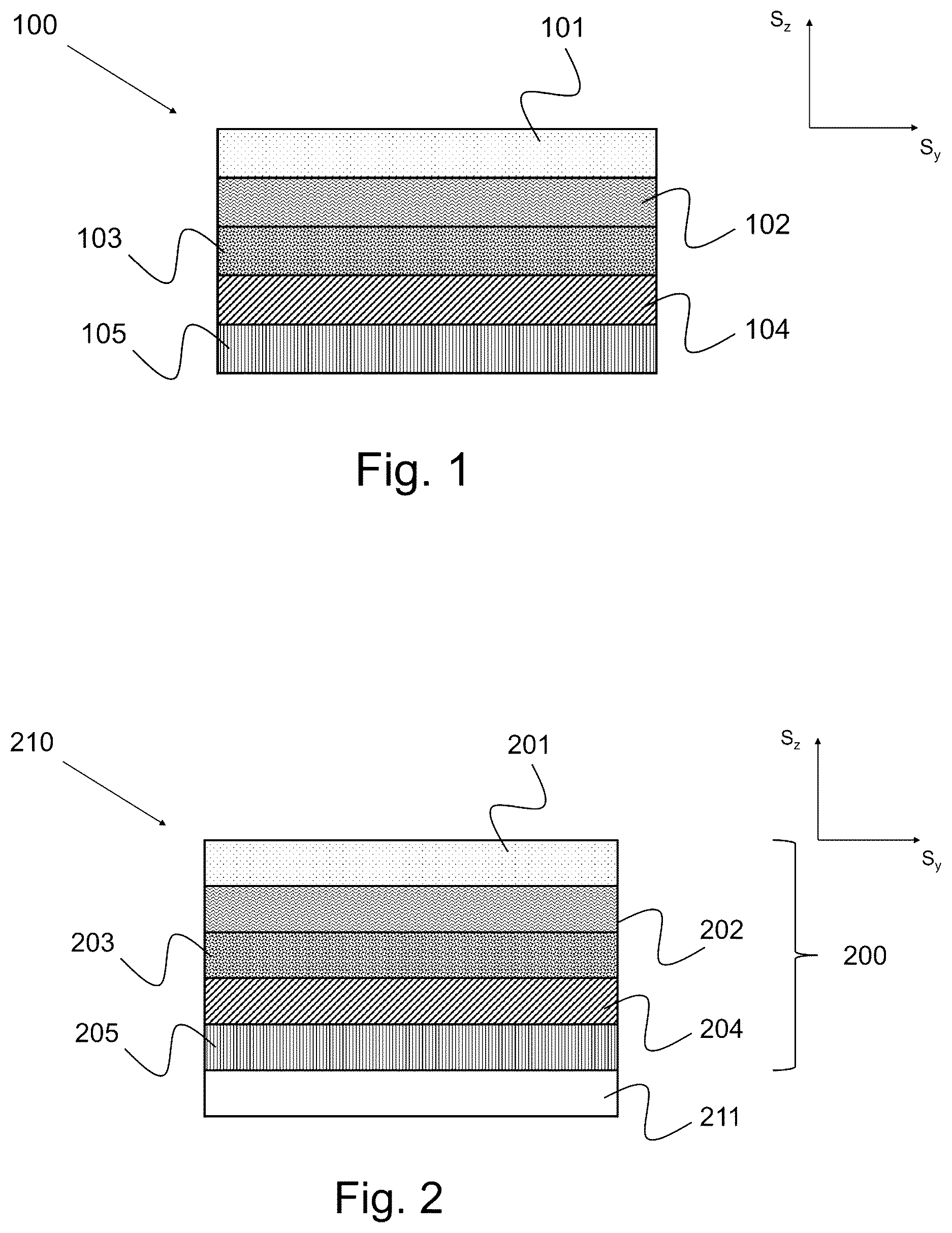 Patent US12617975 — Face for a direct thermal linerless label and a direct thermal linerless label — Figure 1