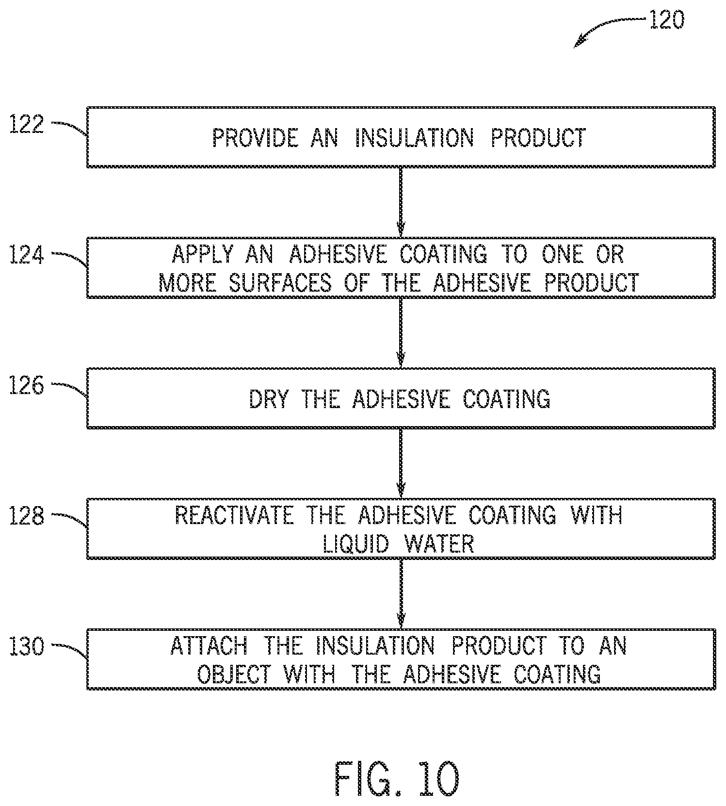 Patent US12617982 Figure 4 – Water activated adhesive mixture
