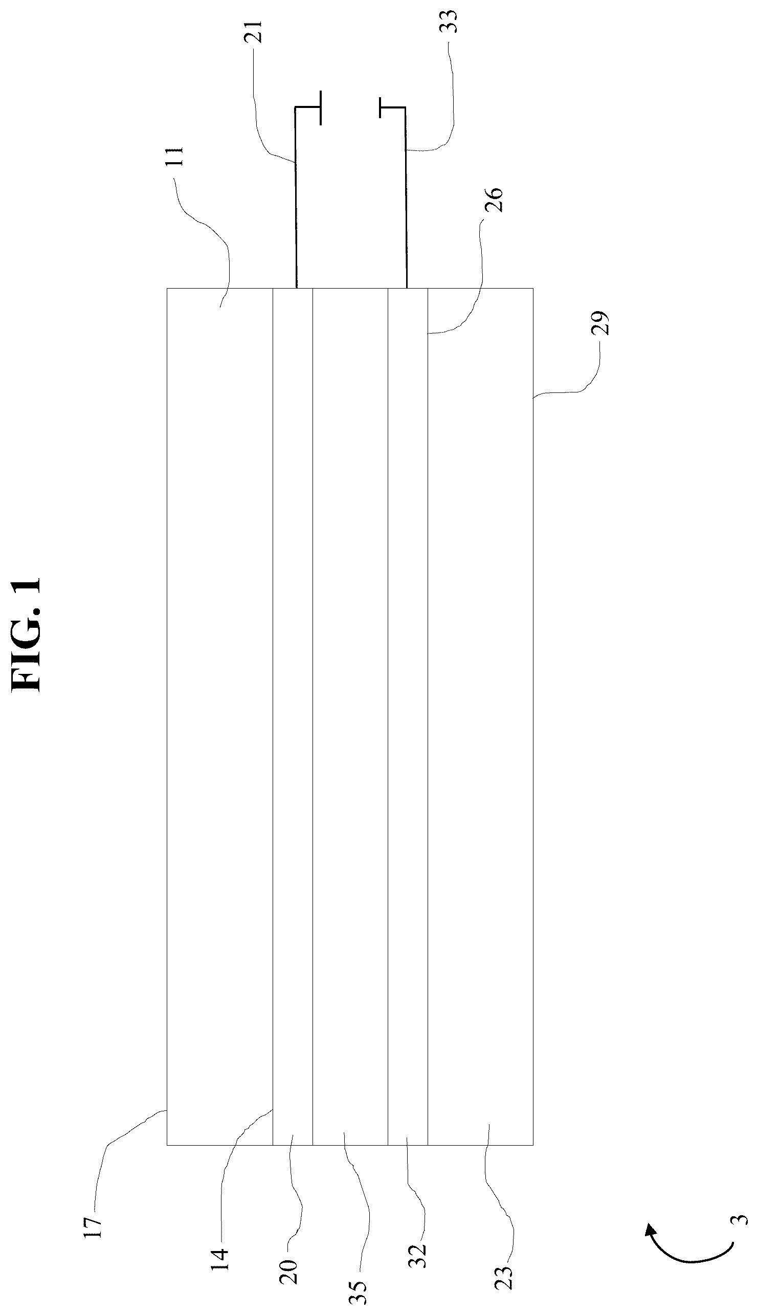 Patent US12618003 — Electrochromic devices and compositions including poly((diallyldimethylammonium bis (substituted-sulfonyl)imide anion)) — Figure 1