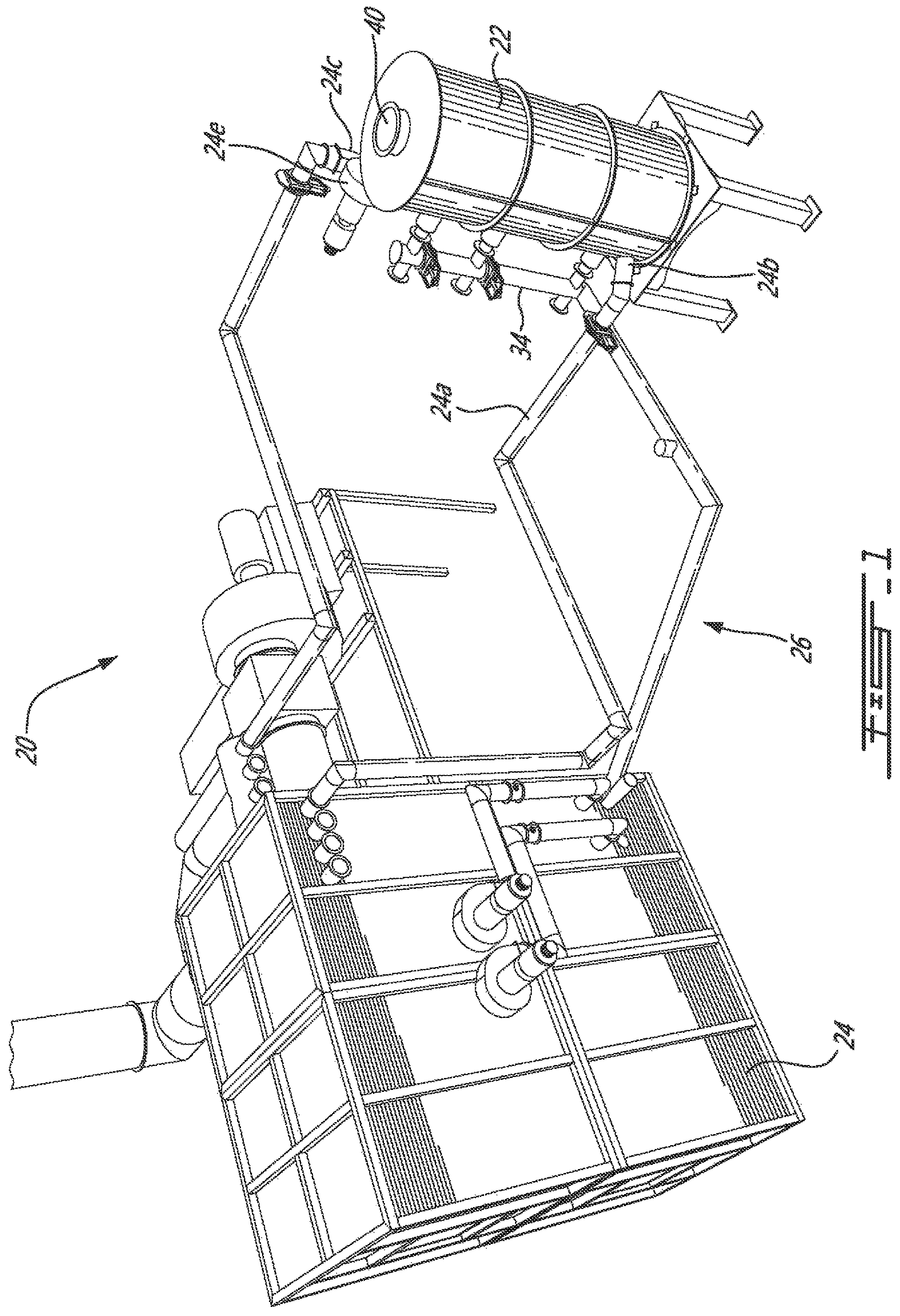 Patent US12618009 — Pyrolysis system for converting carboneous materials into biochar and method for operating same — Figure 1