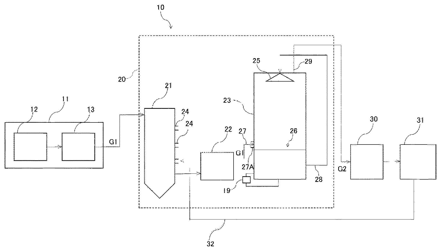 Patent US12618032 — Method for producing organic substance and device for producing organic substance — Figure 1