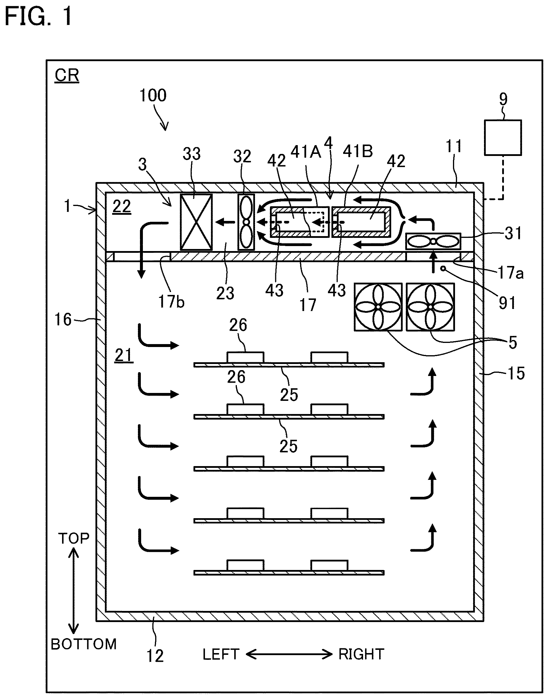 Patent US12618039 Figure 1 – Incubator