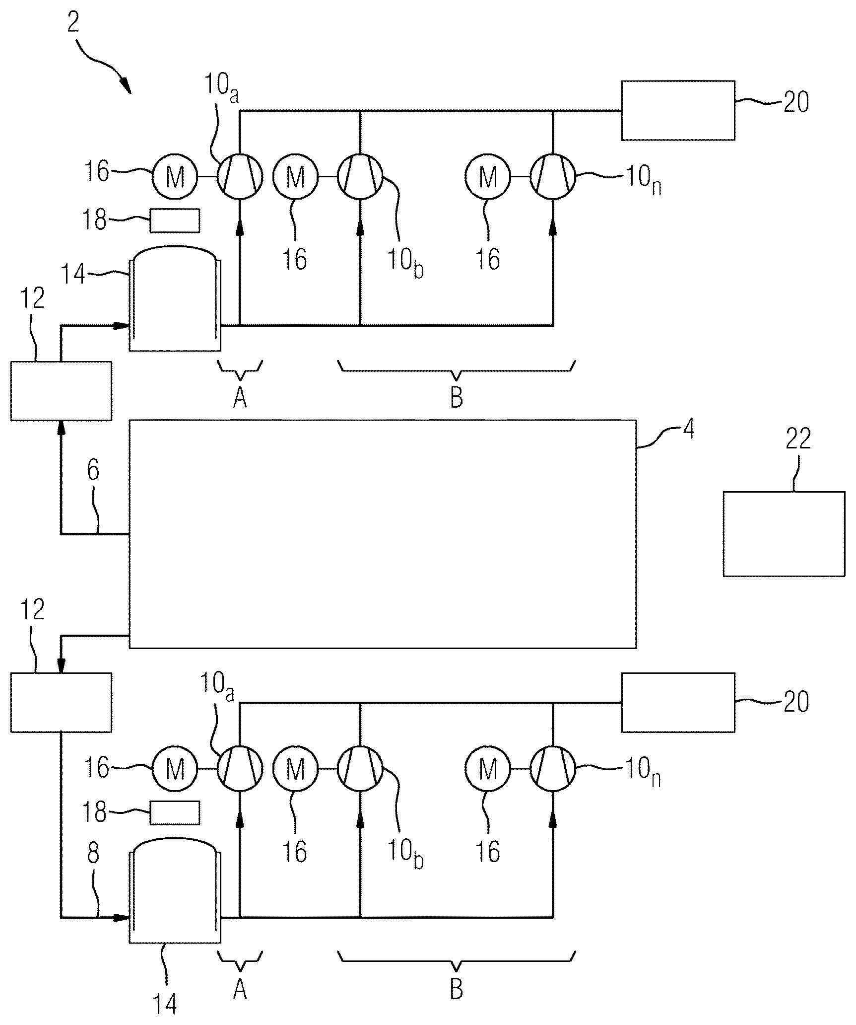 Patent US12618167 — Method for operating an electrolysis system, and electrolysis system — Figure 1
