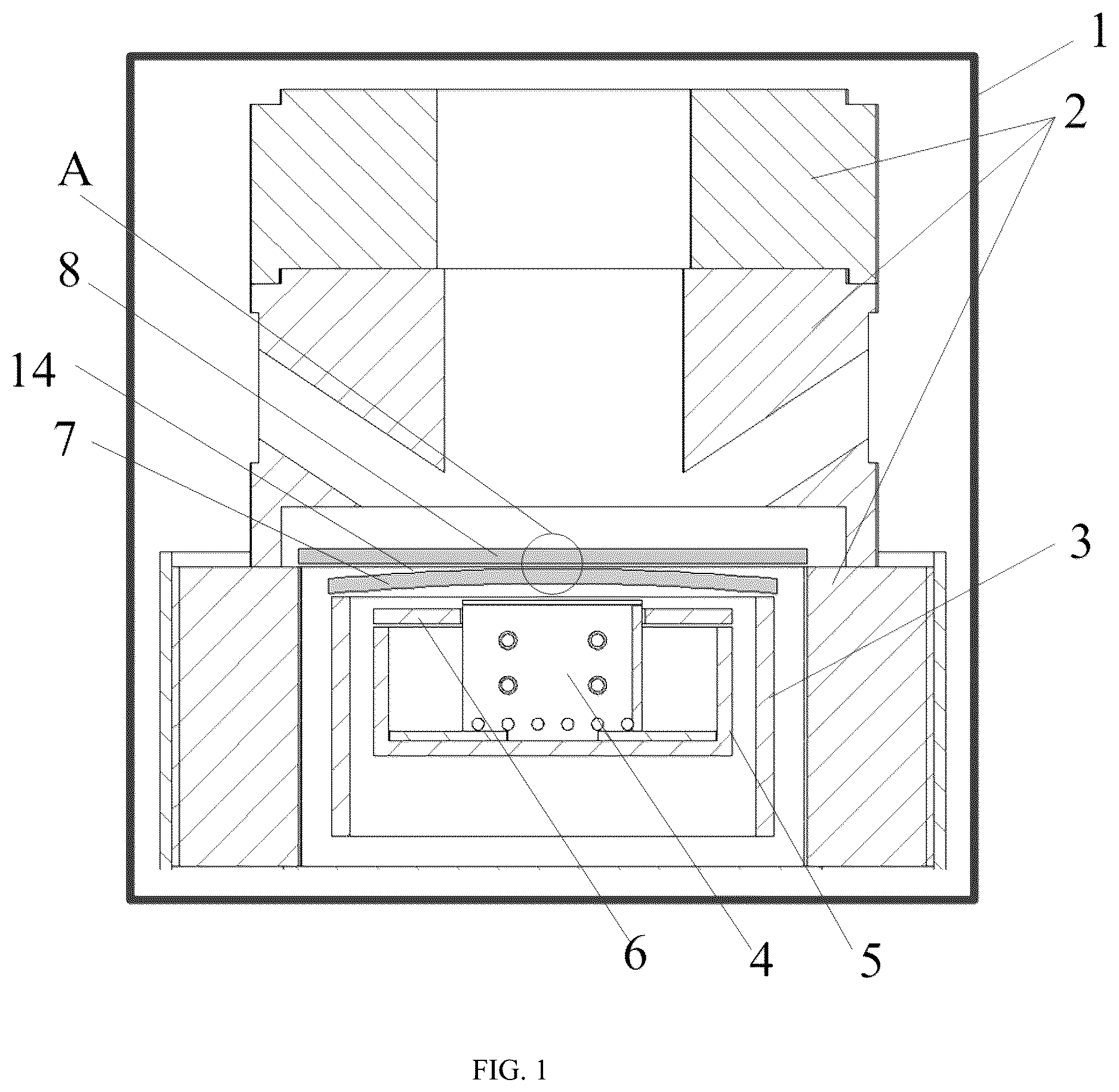 Patent US12618170 — Growth method for single crystals of magnesium aluminate spinel by edge-defined film-fed growth technique — Figure 1