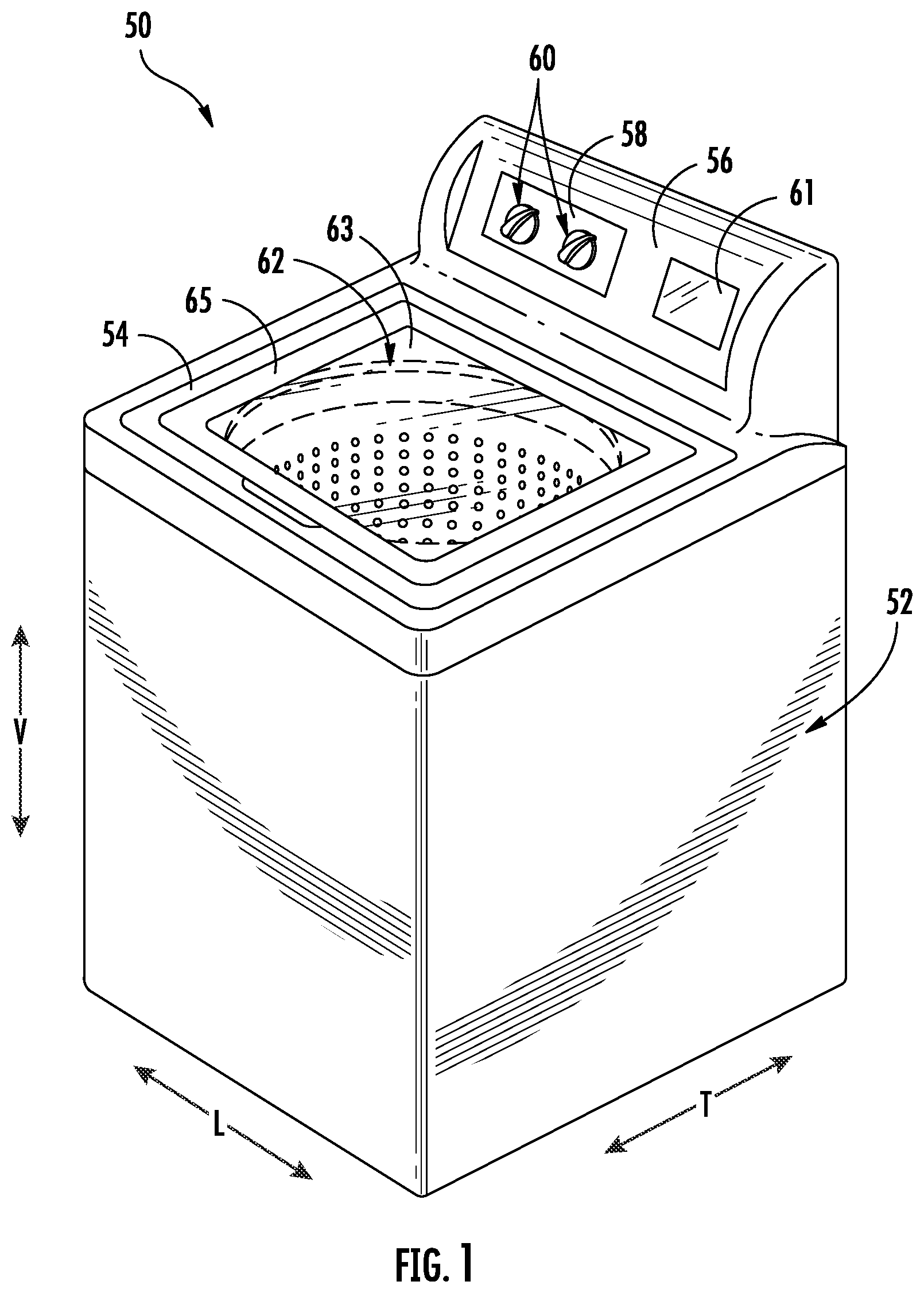 Patent US12618184 — Systems and methods using image recognition processes for improved operation of a laundry appliance — Figure 1