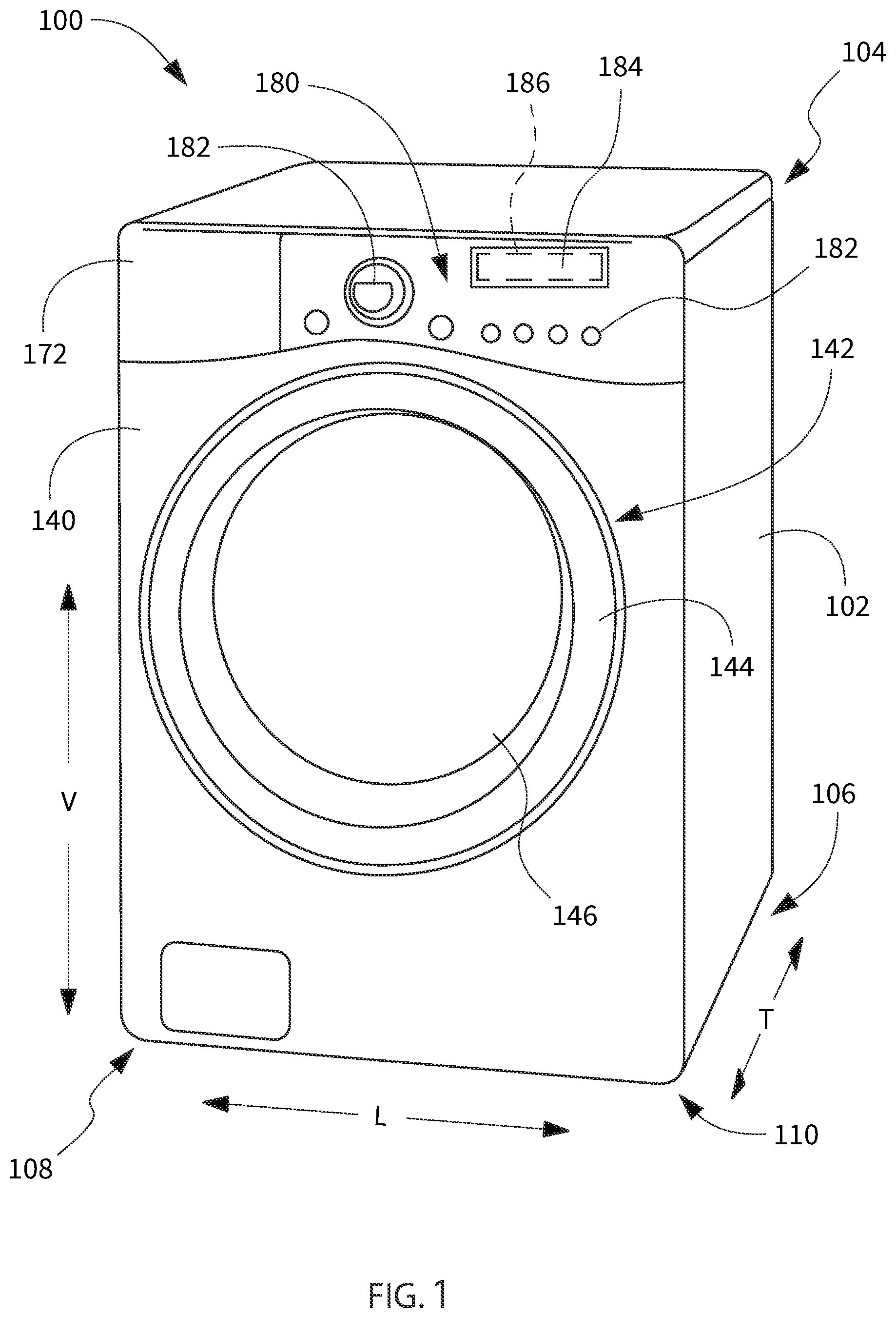 Patent US12618190 — Washing machine dry cycle efficacy prediction — Figure 1