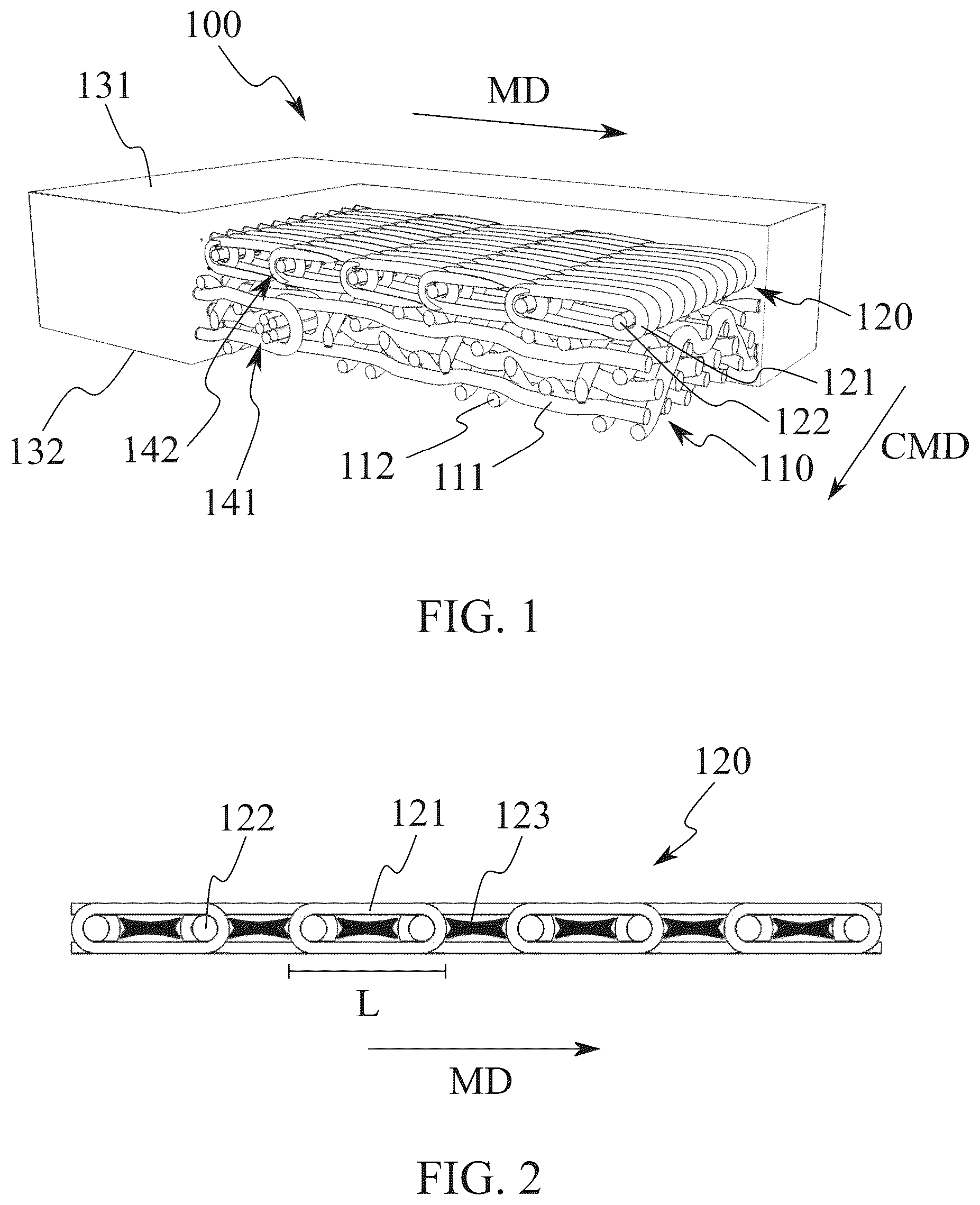 Patent US12618195 — Press felt — Figure 1