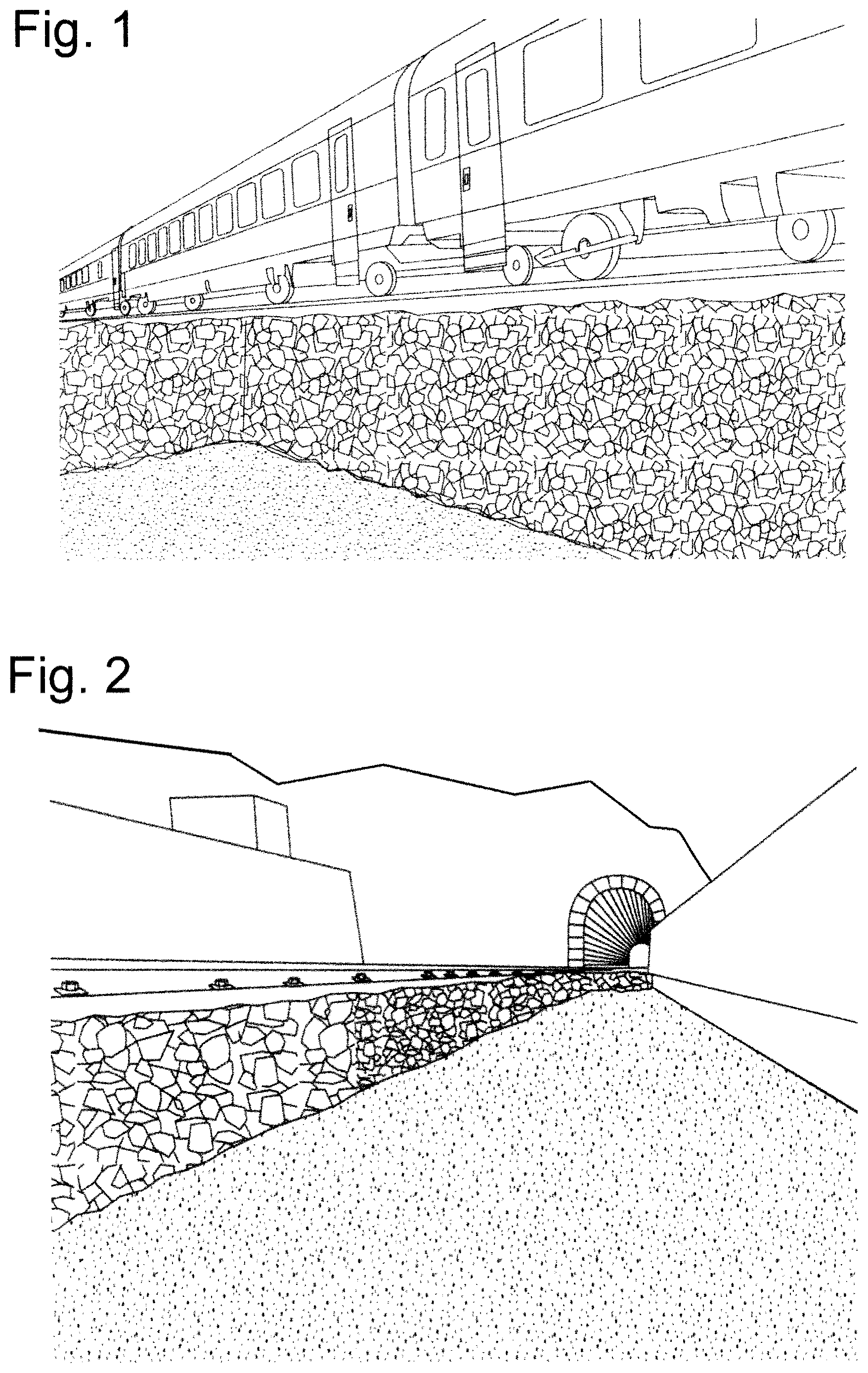 Patent US12618200 — Apparatus and method for applying single-component or multi-component adhesive to a ballast bed and use — Figure 1