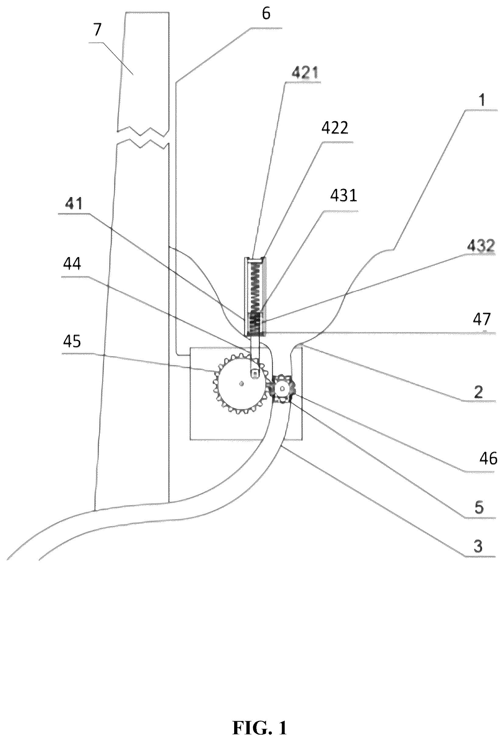 Patent US12618213 — Smooth automatic device and method for reservoir sediment flushing — Figure 1
