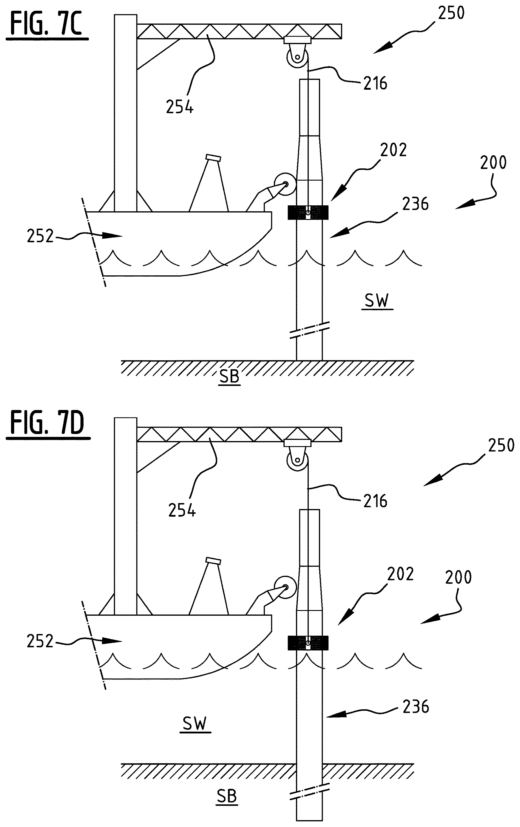 Patent US12618215 Figure 6 – Vibration device with base frame and method for inserting into the ground or removing from the ground a foundation element by providing said vibration device
