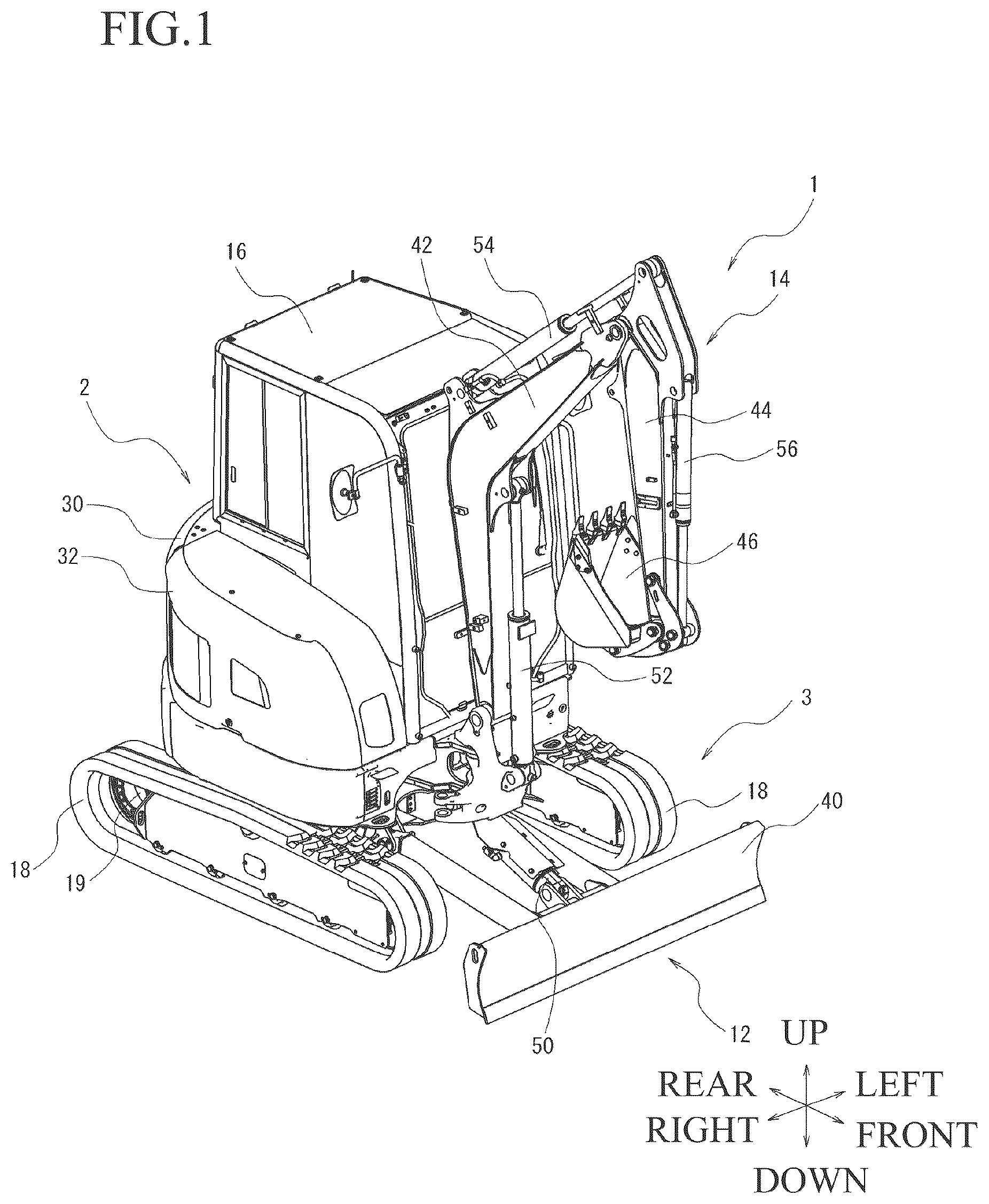 Patent US12618225 — Working vehicle — Figure 1