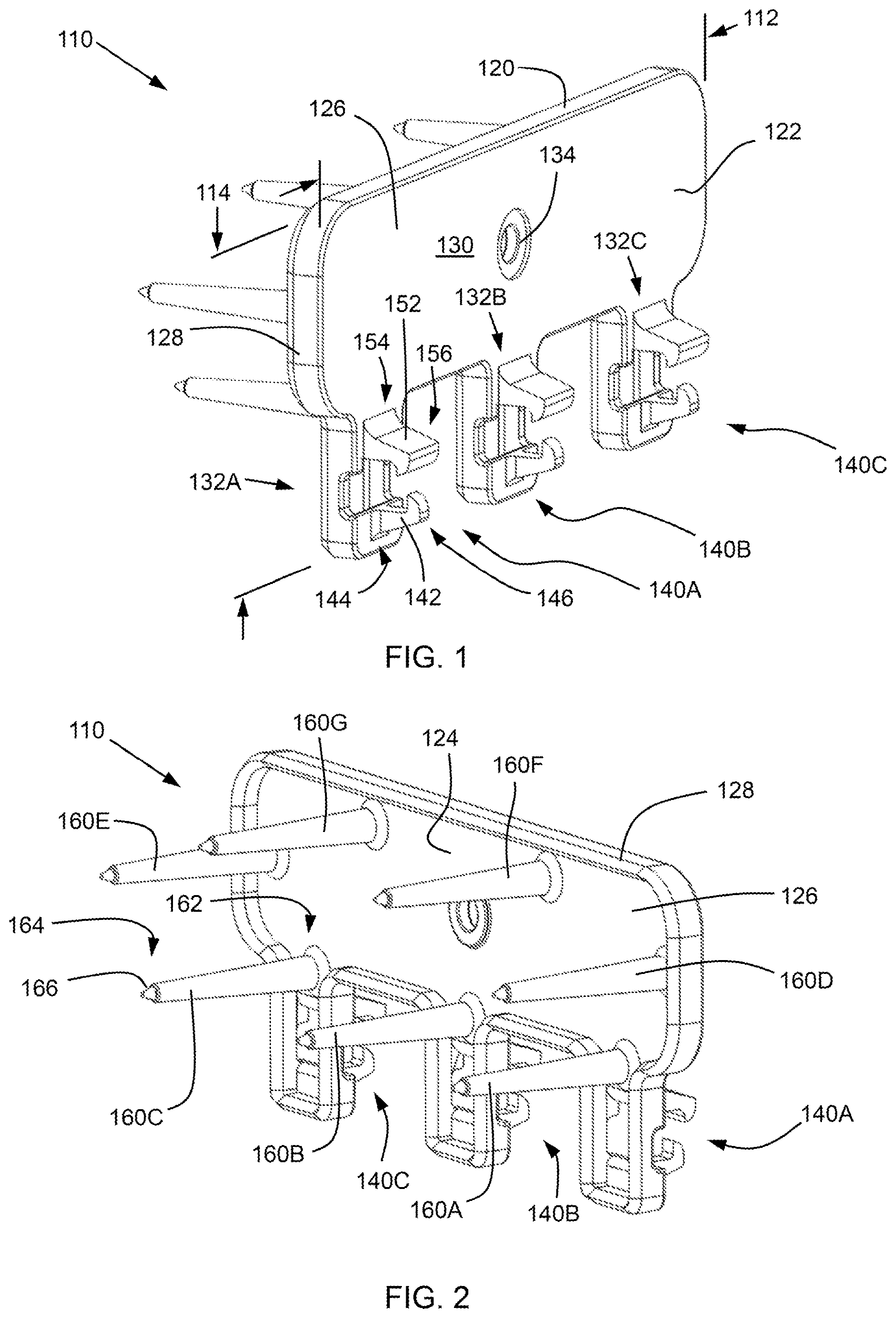 Patent US12618243 — Siding attachment accessory and siding system — Figure 1
