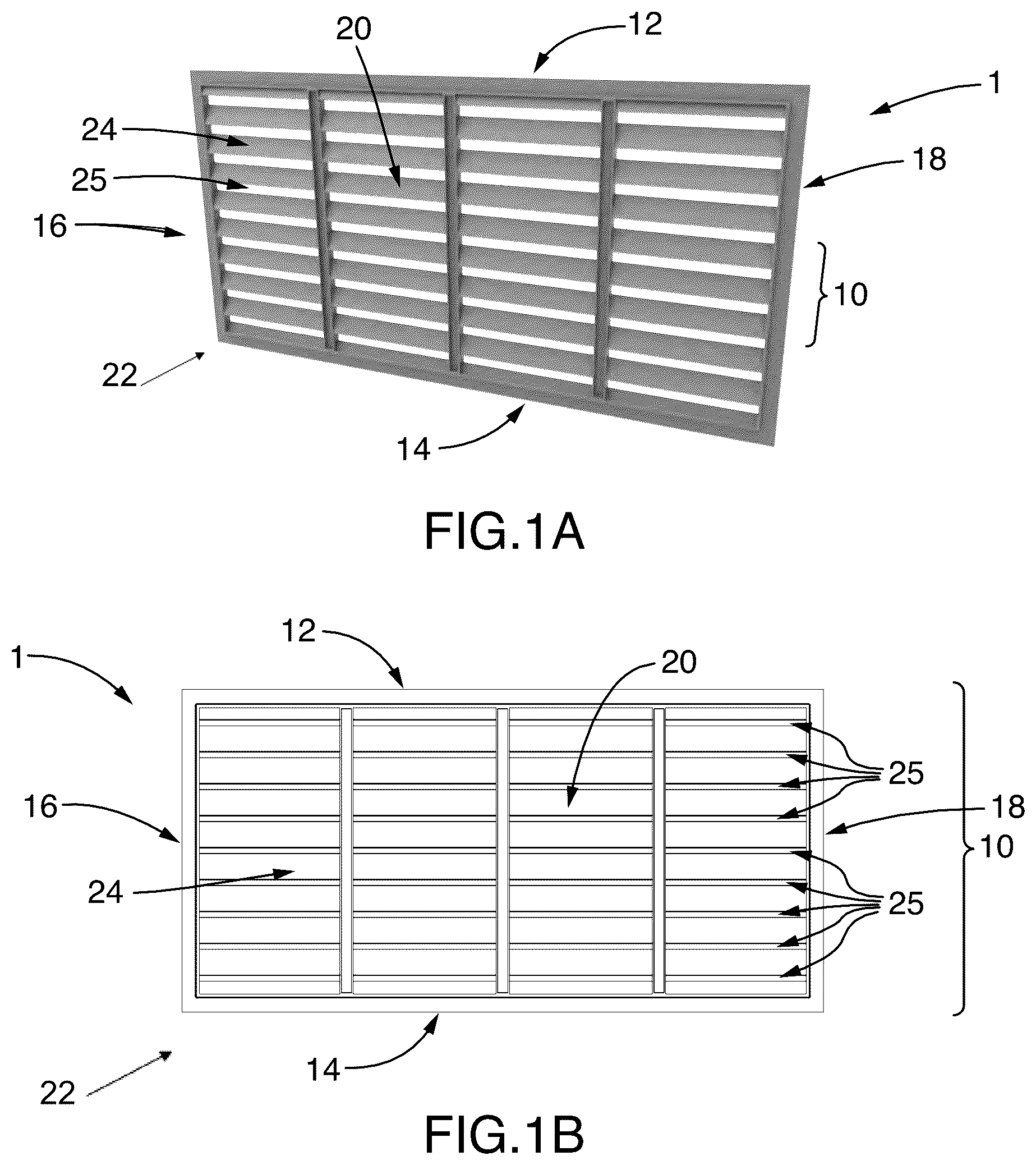 Patent US12618261 Figure 1 – Privacy panel and system