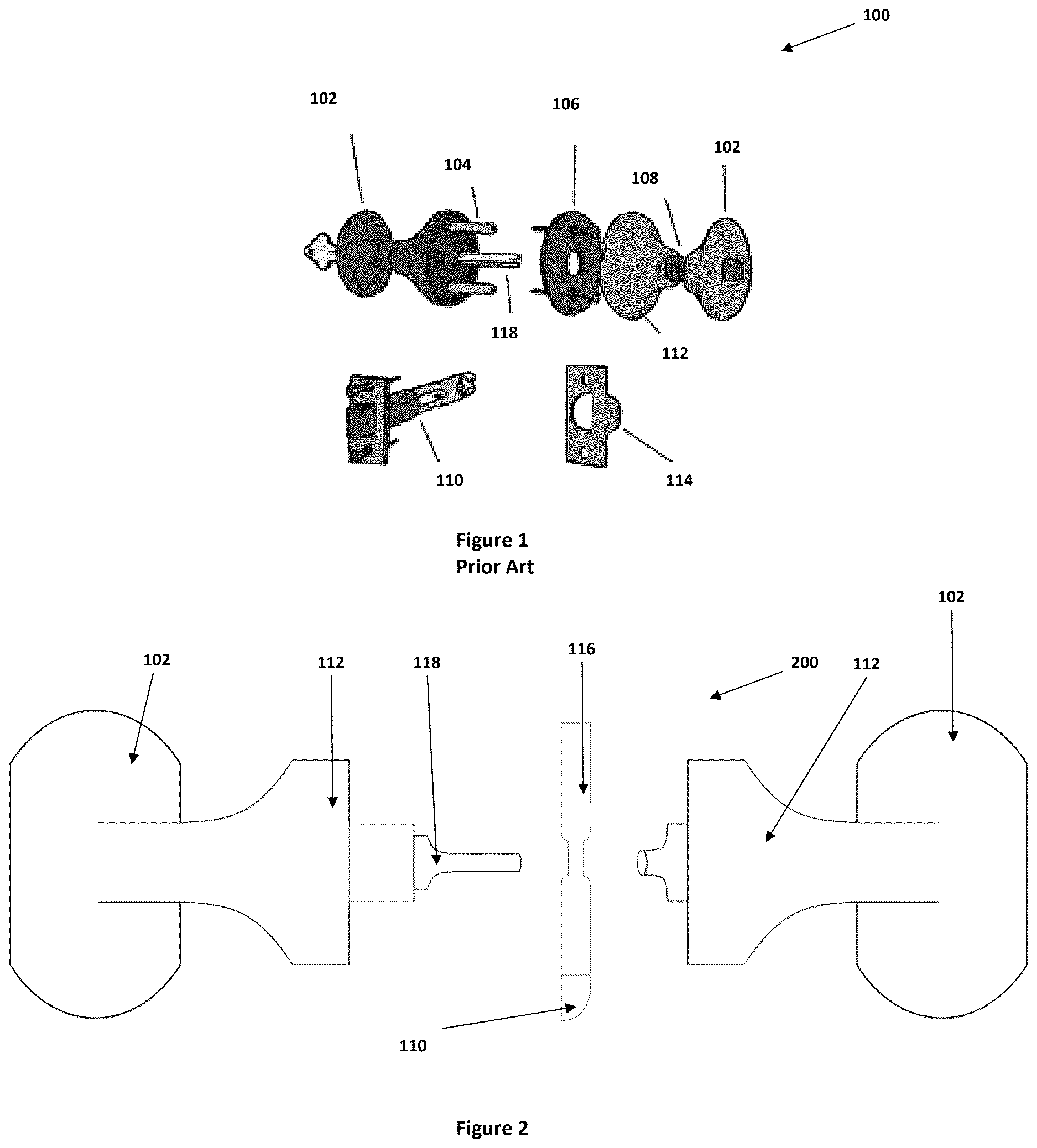 Patent US12618267 — Interactive door knob — Figure 1