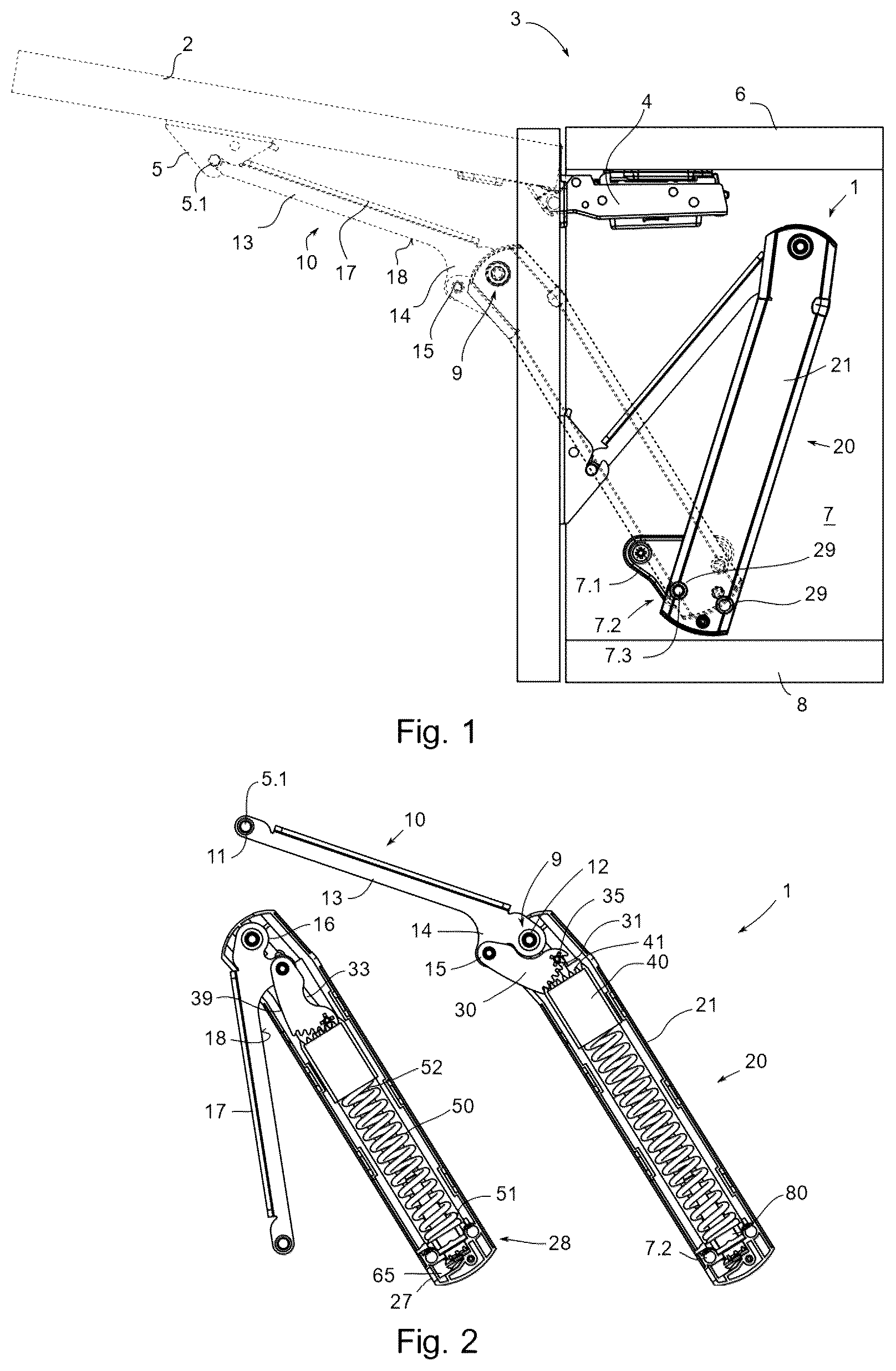 Patent US12618276 — Furniture fitting having an adjustment mechanism — Figure 1