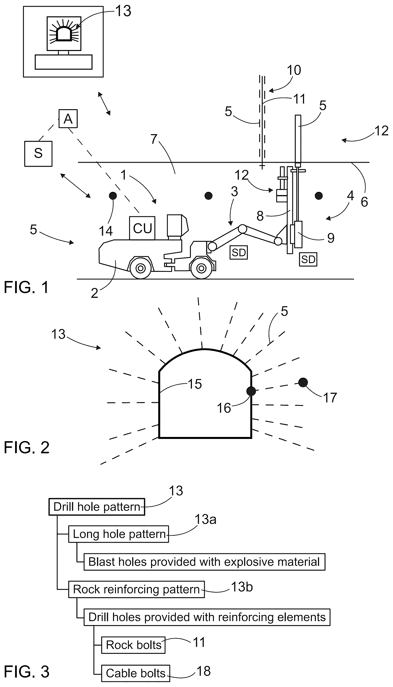 Patent US12618290 — Apparatus, rock drilling rig and drilling method — Figure 1