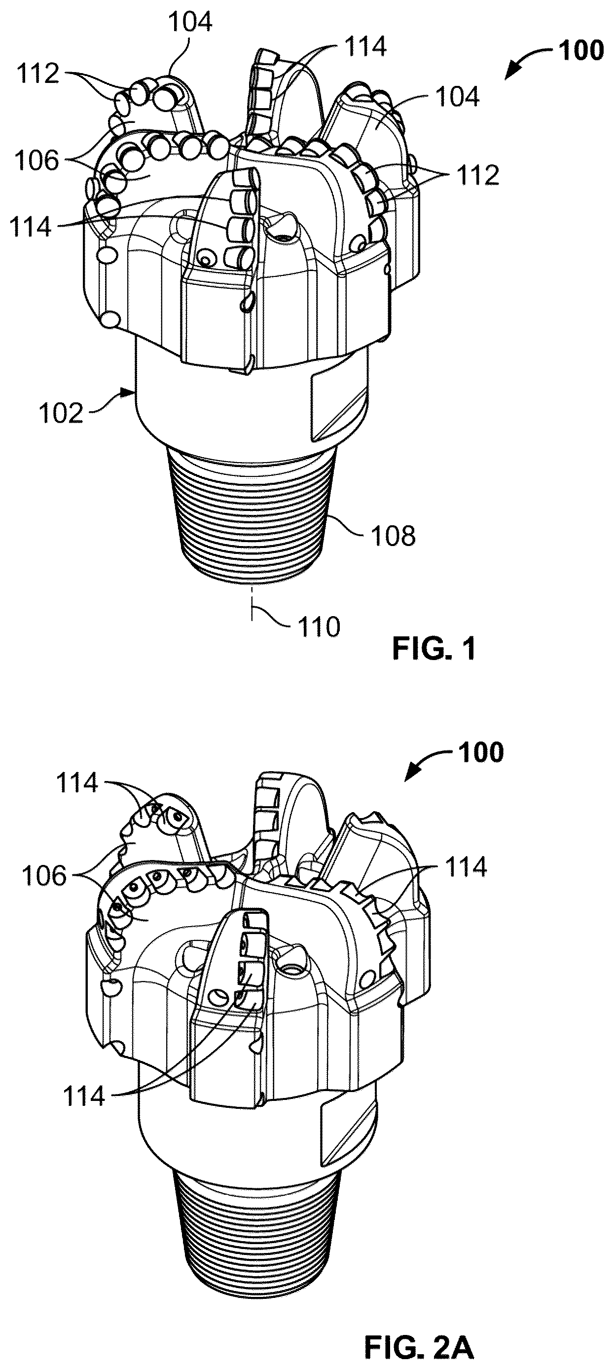 Patent US12618293 — PDC bit element with retention feature — Figure 1